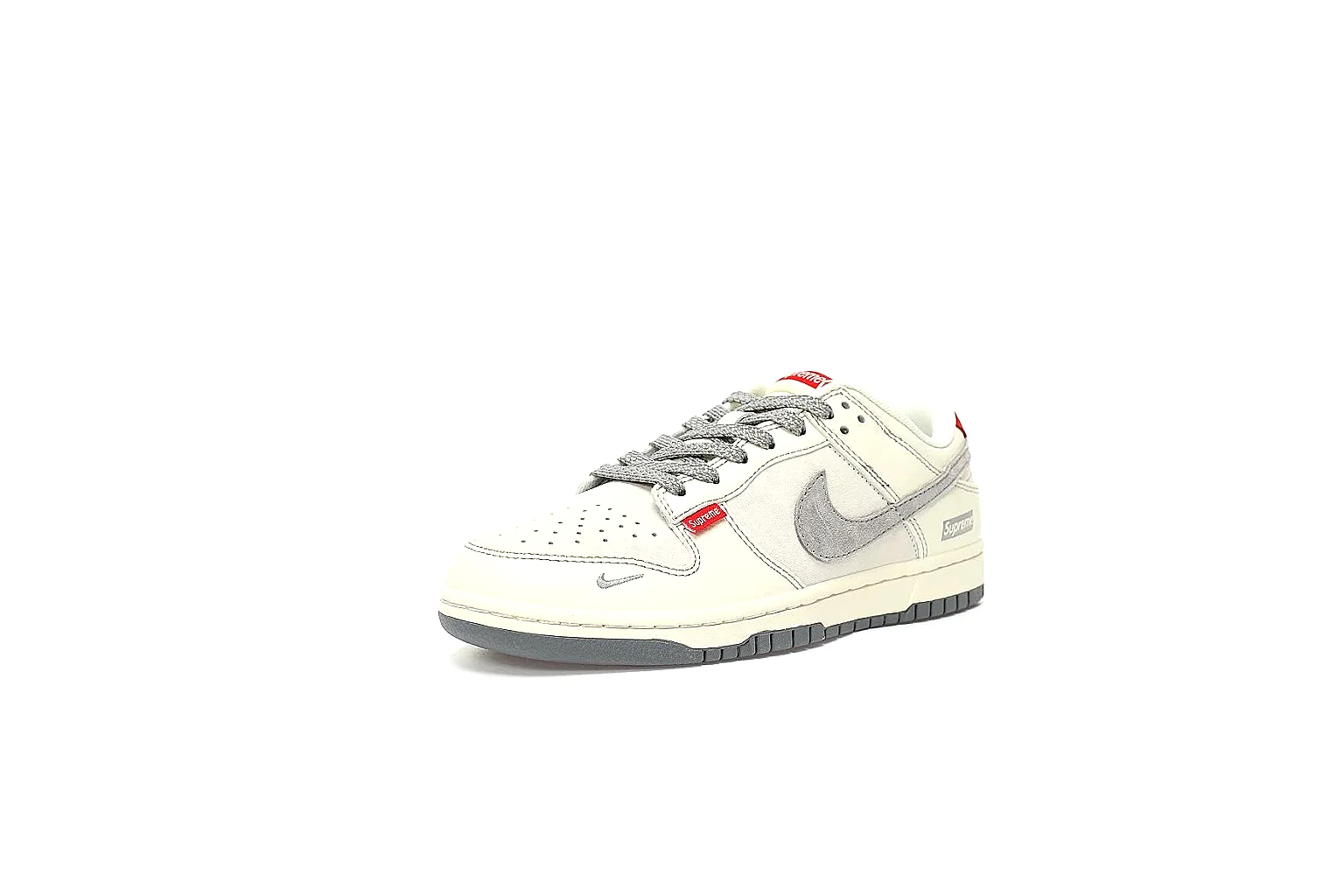 Kako Find List budget photos for Nike Gray Red Low Court Sneaker thumbnail 2