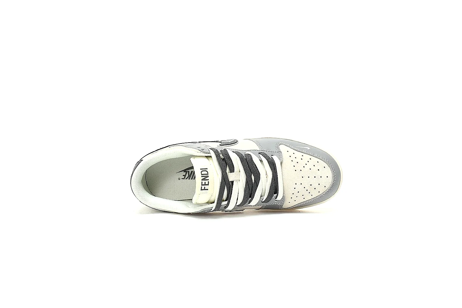 Kako Find List budget photos for Nike Gray White Low Court thumbnail 4