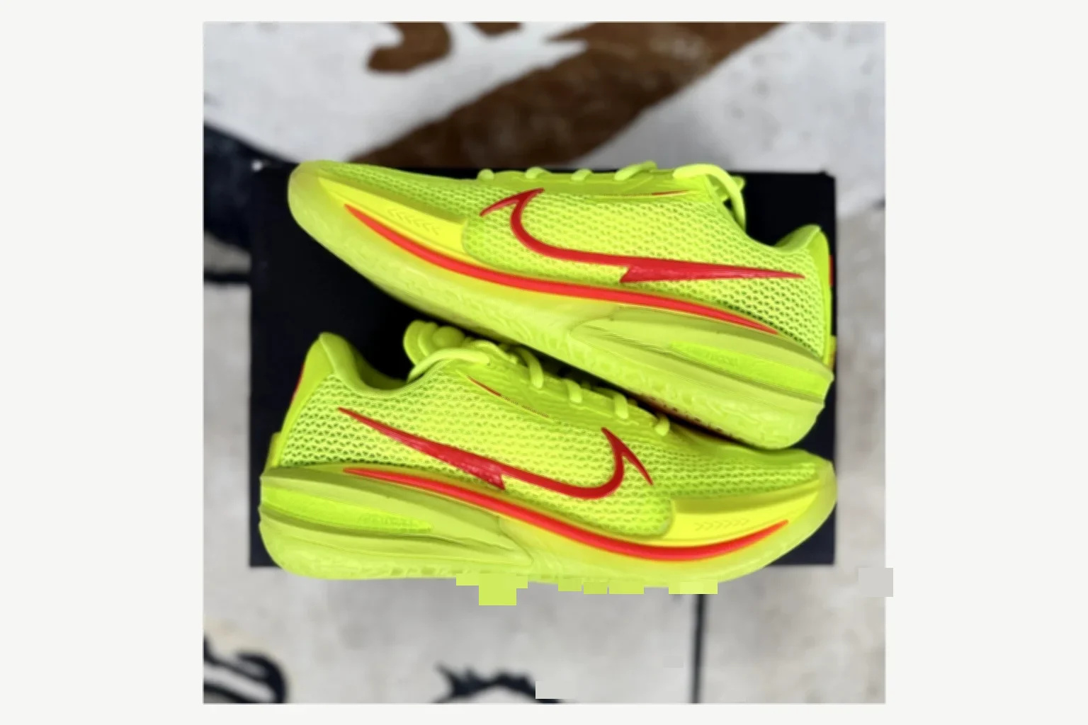 Nike Air Zoom GT Cut 1 White Red Low Top value find image SKU 1194924766