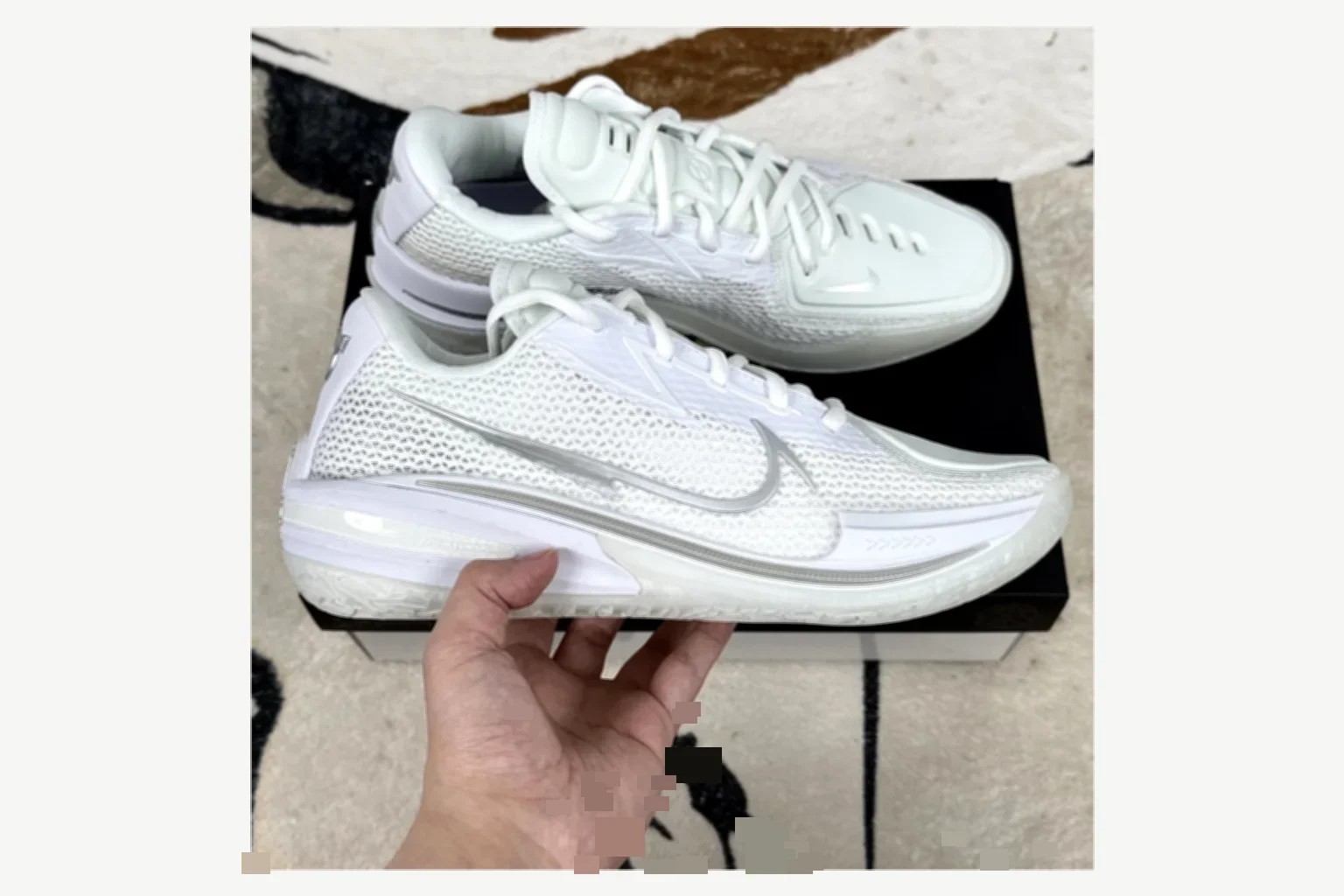Nike Air Zoom GT Cut 1 Silver Gray Low Top value find image SKU 1194924863