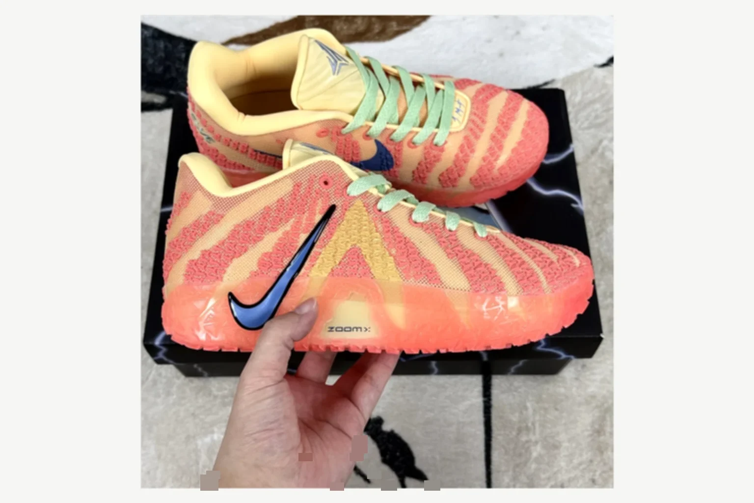Nike Ja 3 Coral Lime Low Top value find image SKU 1194924105