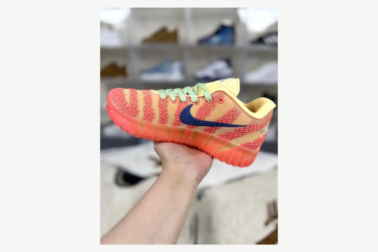 Nike Ja 3 Coral Lime Low Top value find image SKU 1194924105 thumbnail 3