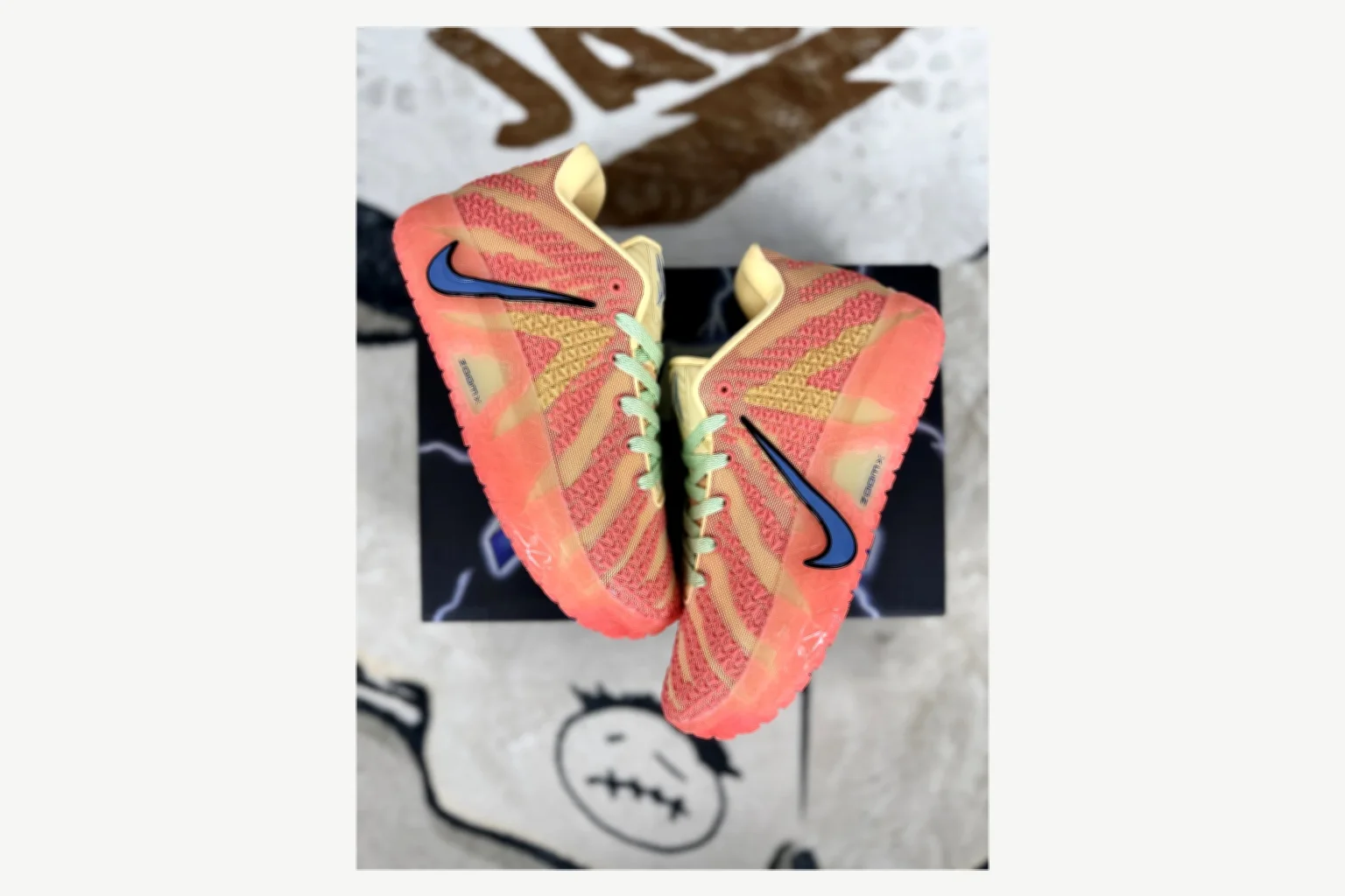 Nike Ja 3 Coral Lime Low Top value find image SKU 1194924105 thumbnail 6
