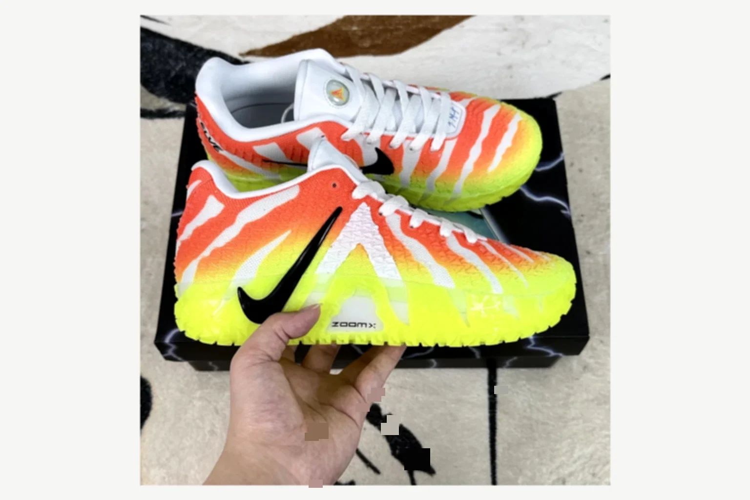 Nike Ja 3 White Red Lime Low Top value find image SKU 1194924130