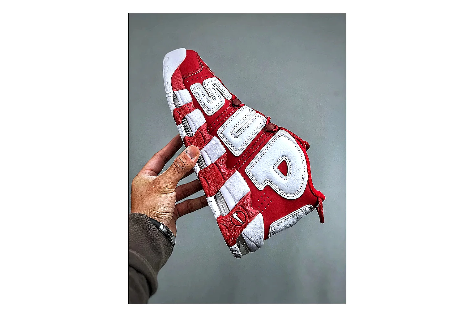 kakofindlist.com Nike Red White Logo Low 8856 Red White low-top product image thumbnail 2