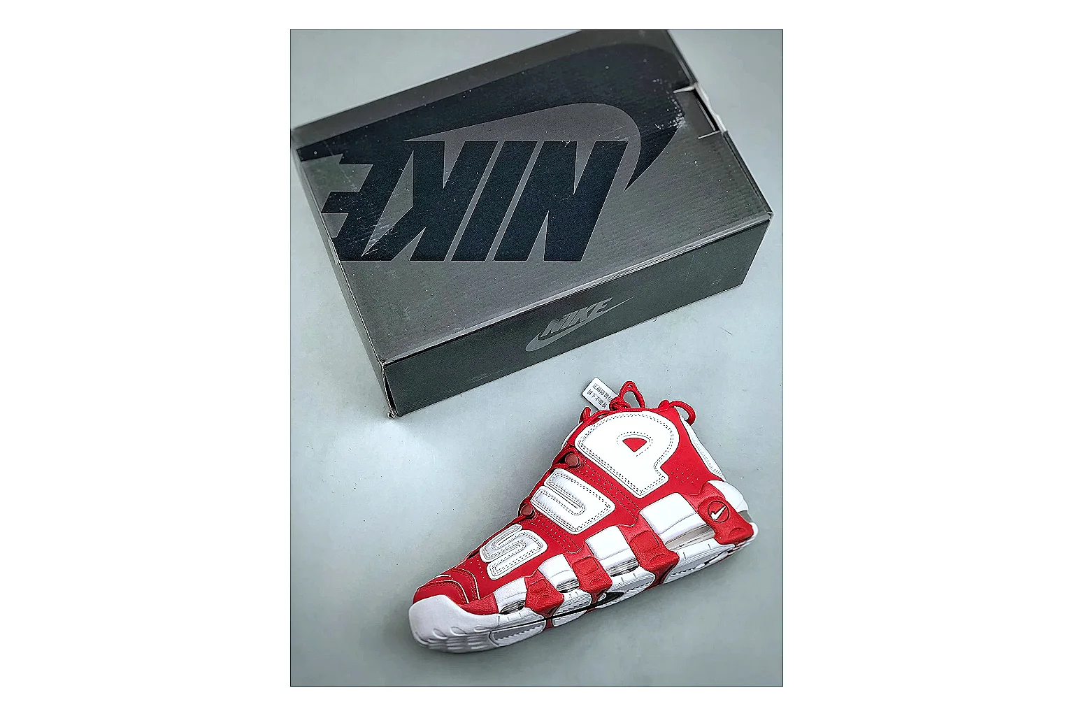 kakofindlist.com Nike Red White Logo Low 8856 Red White low-top product image thumbnail 3
