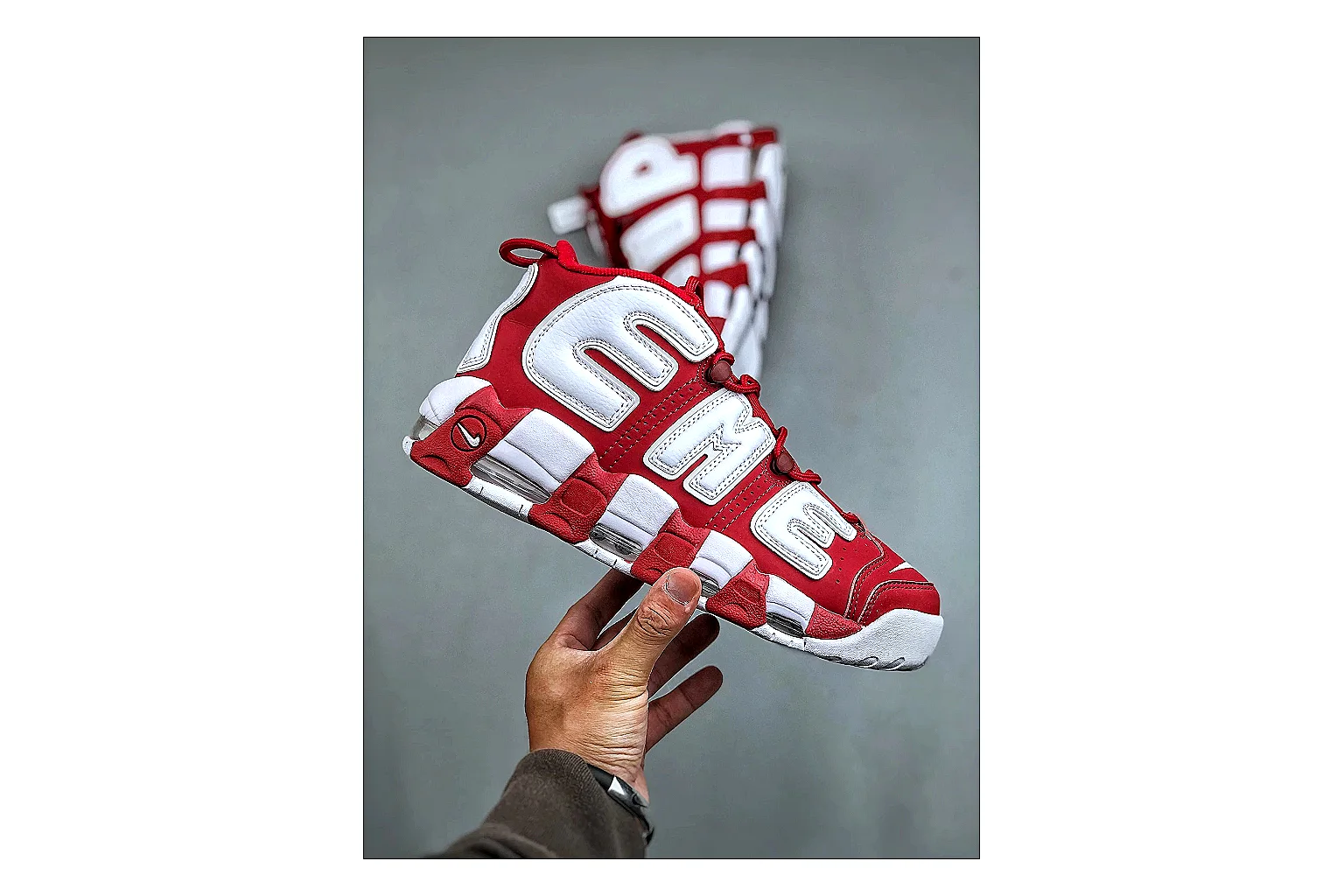 kakofindlist.com Nike Red White Logo Low 8856 Red White low-top product image thumbnail 4