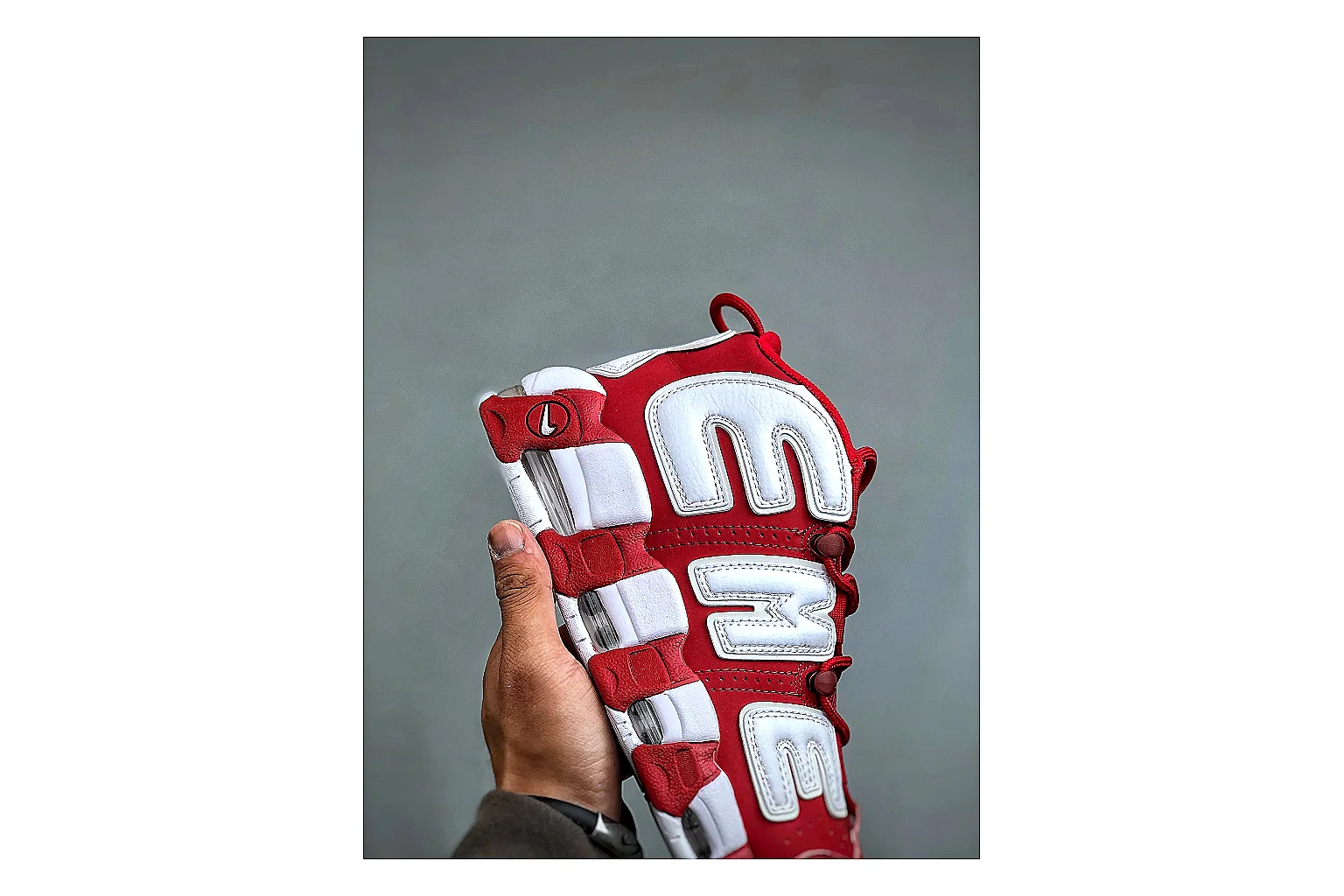 kakofindlist.com Nike Red White Logo Low 8856 Red White low-top product image thumbnail 6