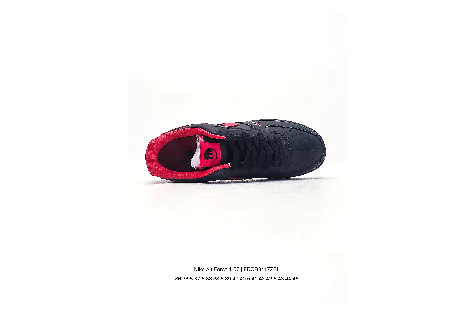 kakofindlist.com Nike Low Court Black Red budget shortlist note six-photo gallery thumbnail 4