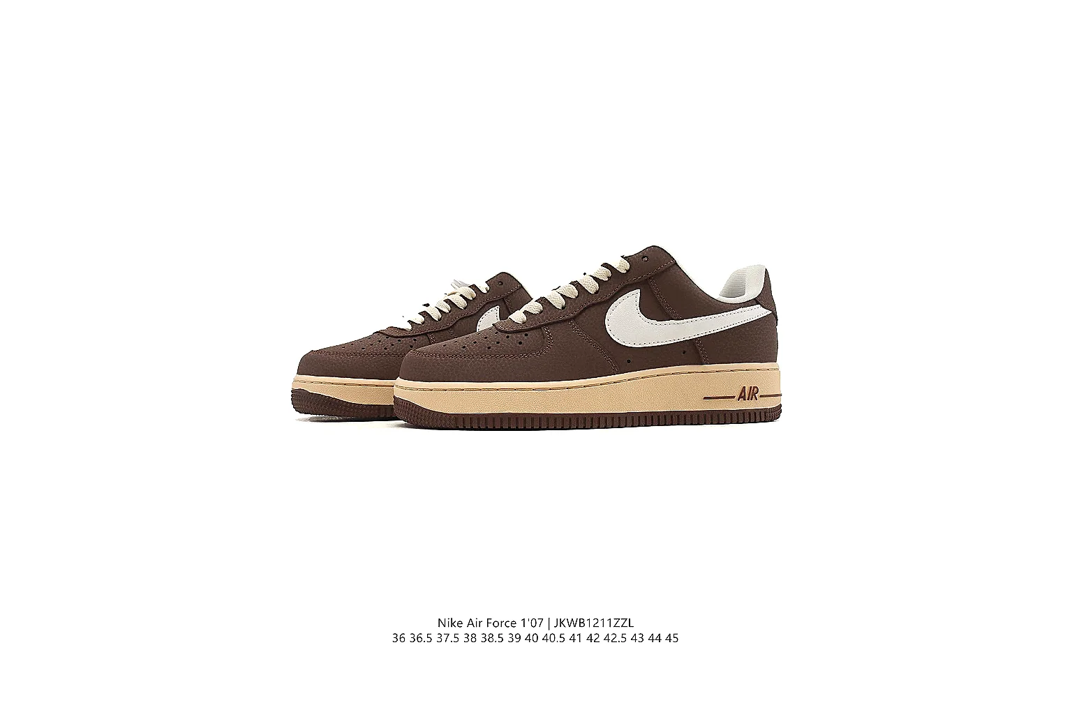 Nike Low Court Brown White 6726 budget find gallery thumbnail 2