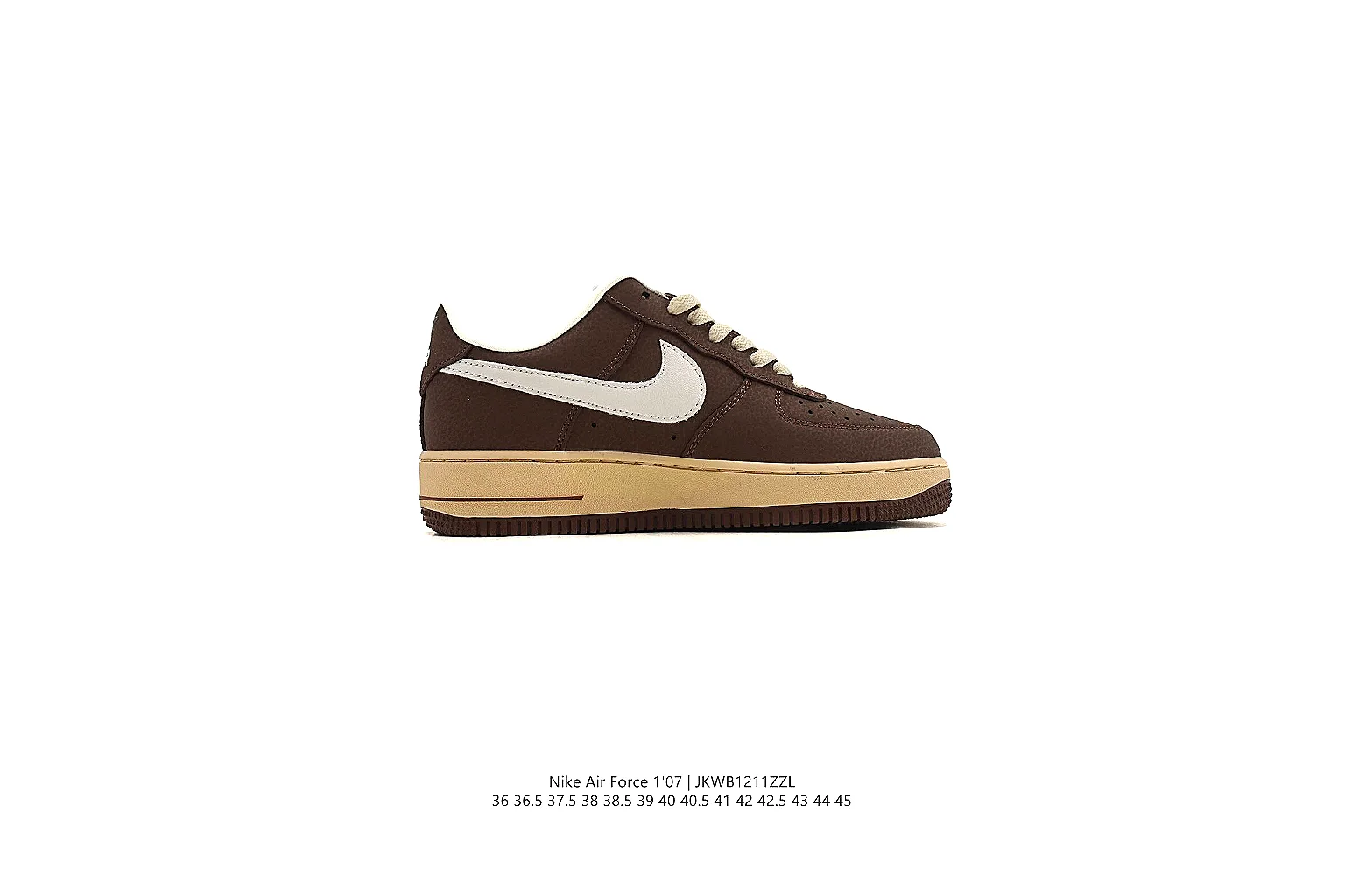 Nike Low Court Brown White 6726 budget find gallery thumbnail 3
