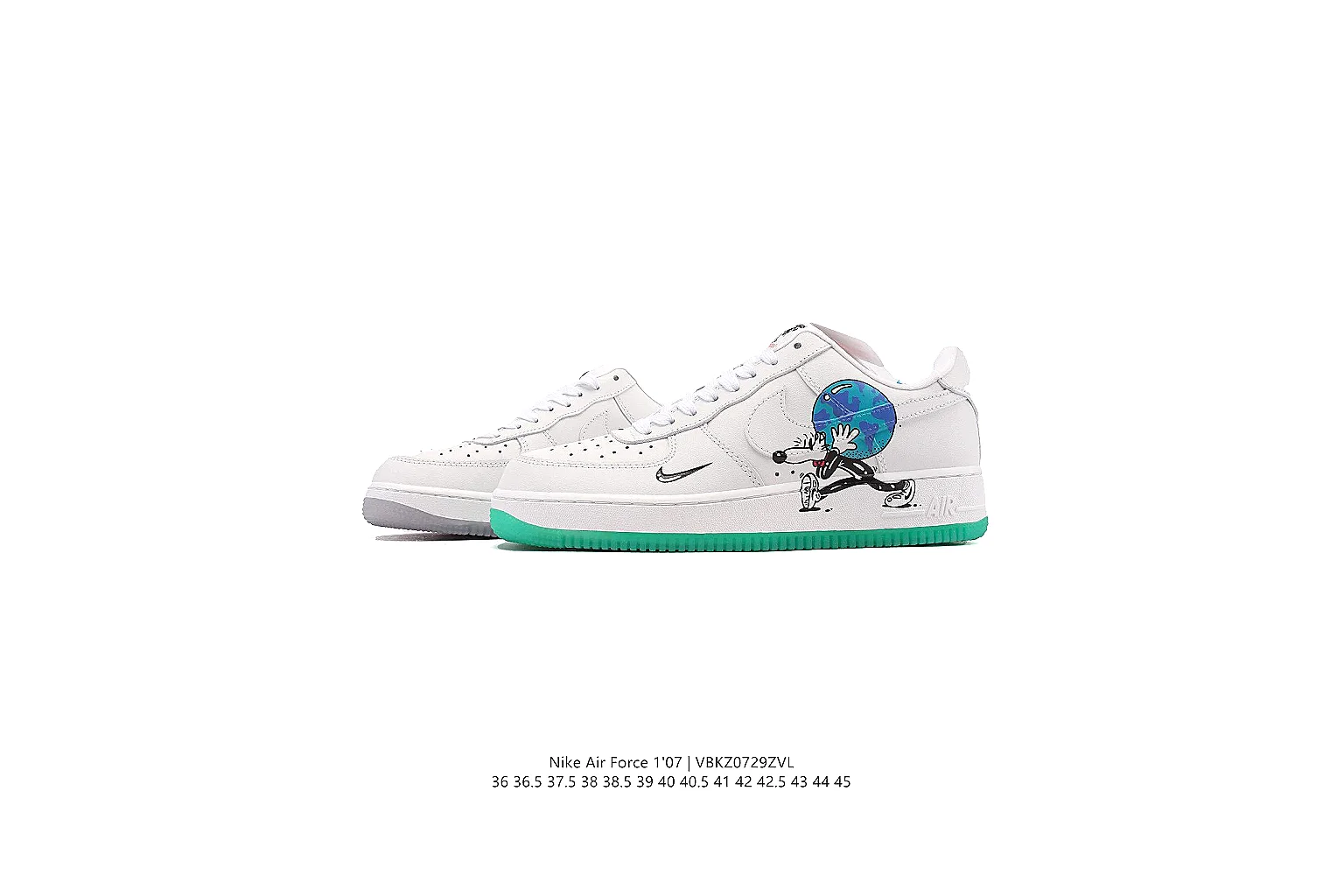 kakofindlist.com Nike White Green Low Skate 1185 White Green low-top product image thumbnail 2