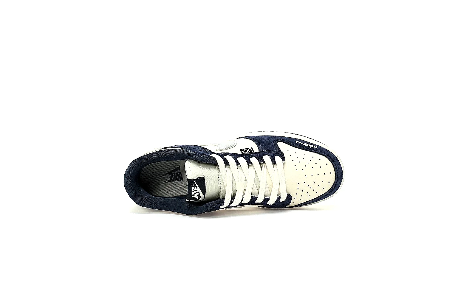 Kako Find List budget photos for Nike Navy Cream Low Court thumbnail 3