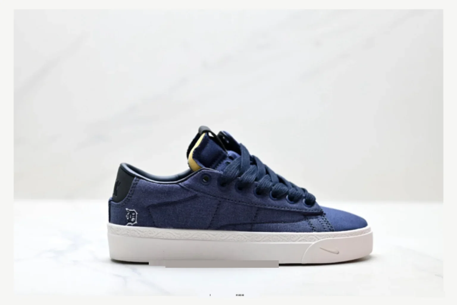 Nike Navy Blue Low Top Sneaker value find image SKU 1182167500