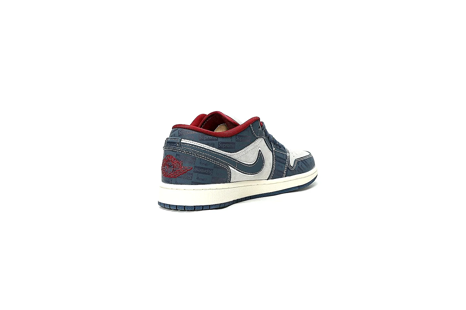 Kako Find List budget photos for Nike Navy Red Low Court thumbnail 2