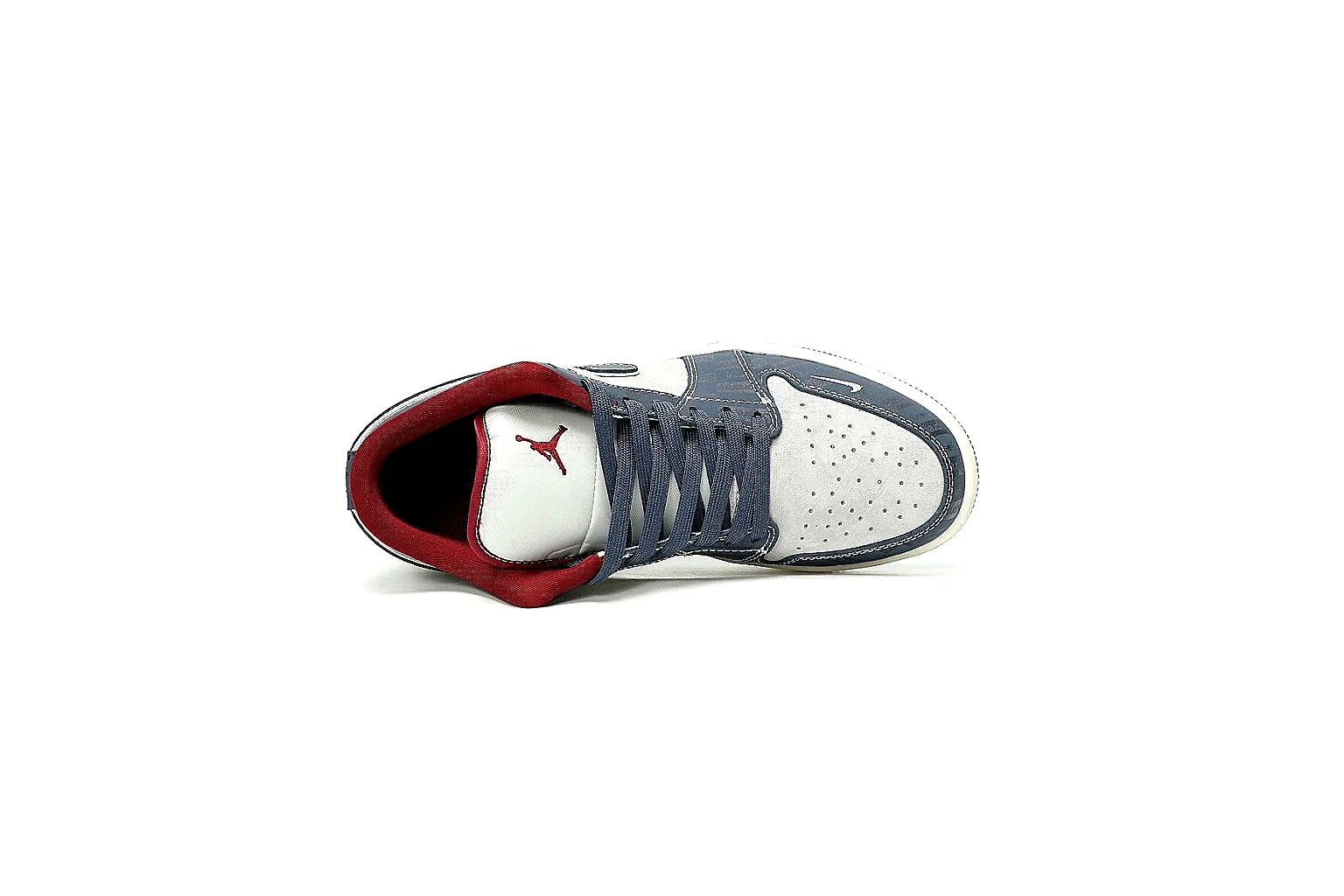 Kako Find List budget photos for Nike Navy Red Low Court thumbnail 3