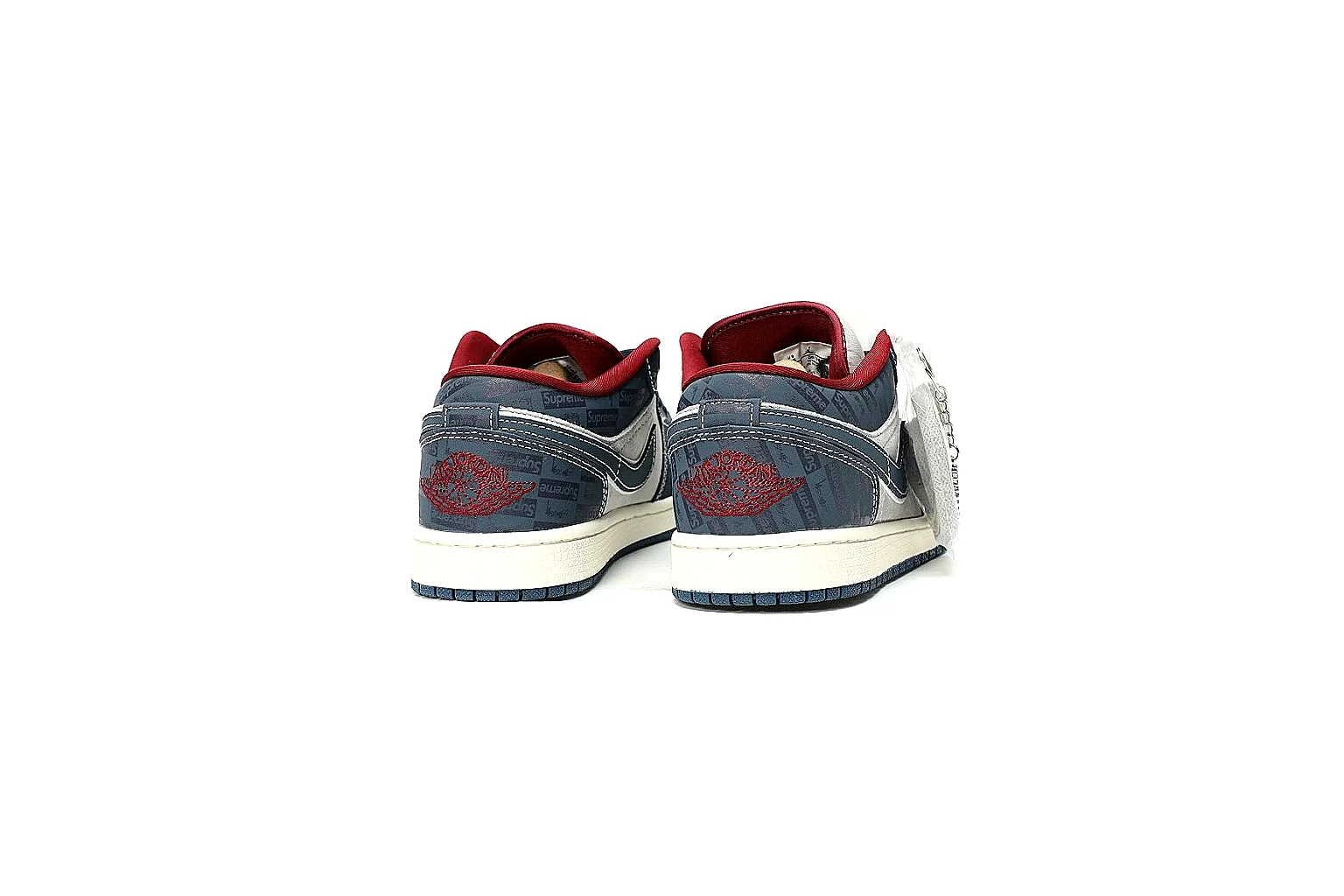 Kako Find List budget photos for Nike Navy Red Low Court thumbnail 6