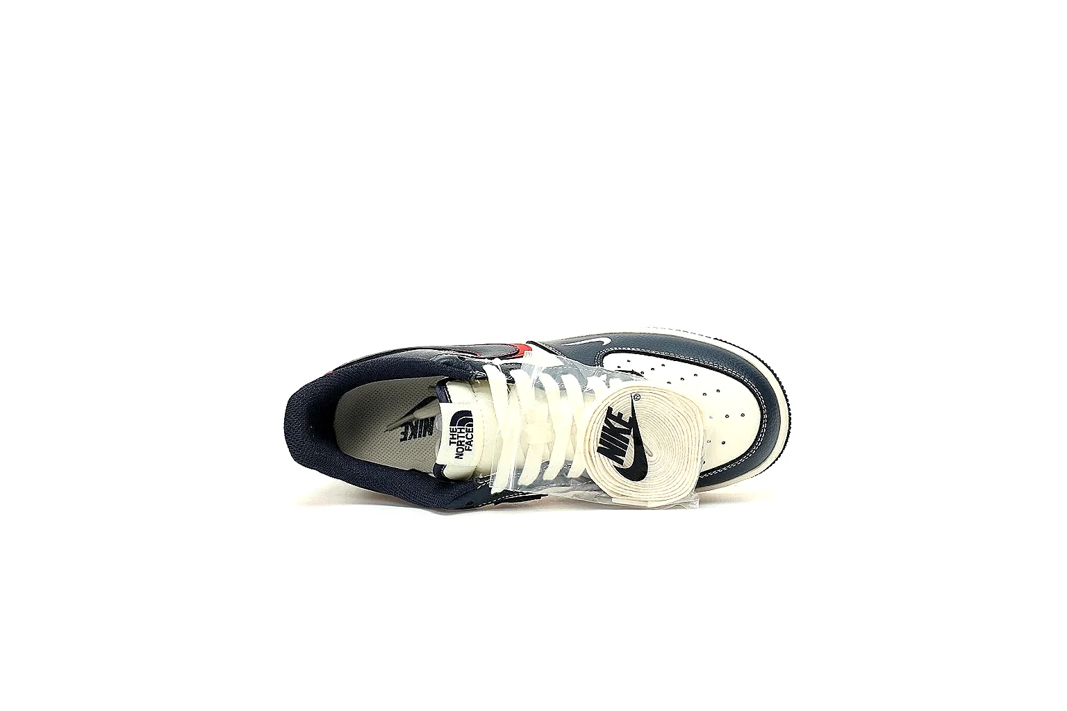 Kako Find List budget photos for Nike Navy Red Low Court thumbnail 3