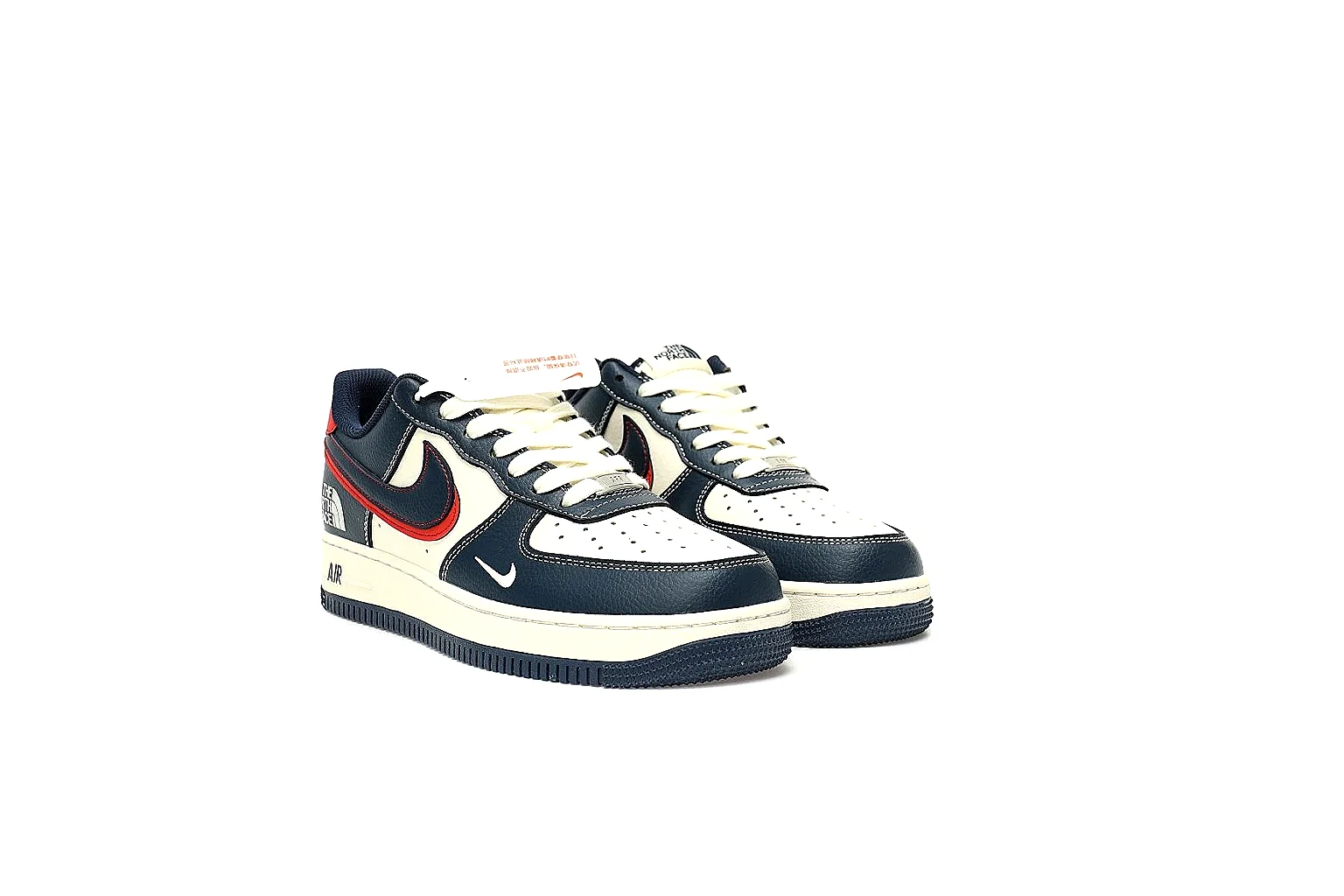 Kako Find List budget photos for Nike Navy Red Low Court thumbnail 5
