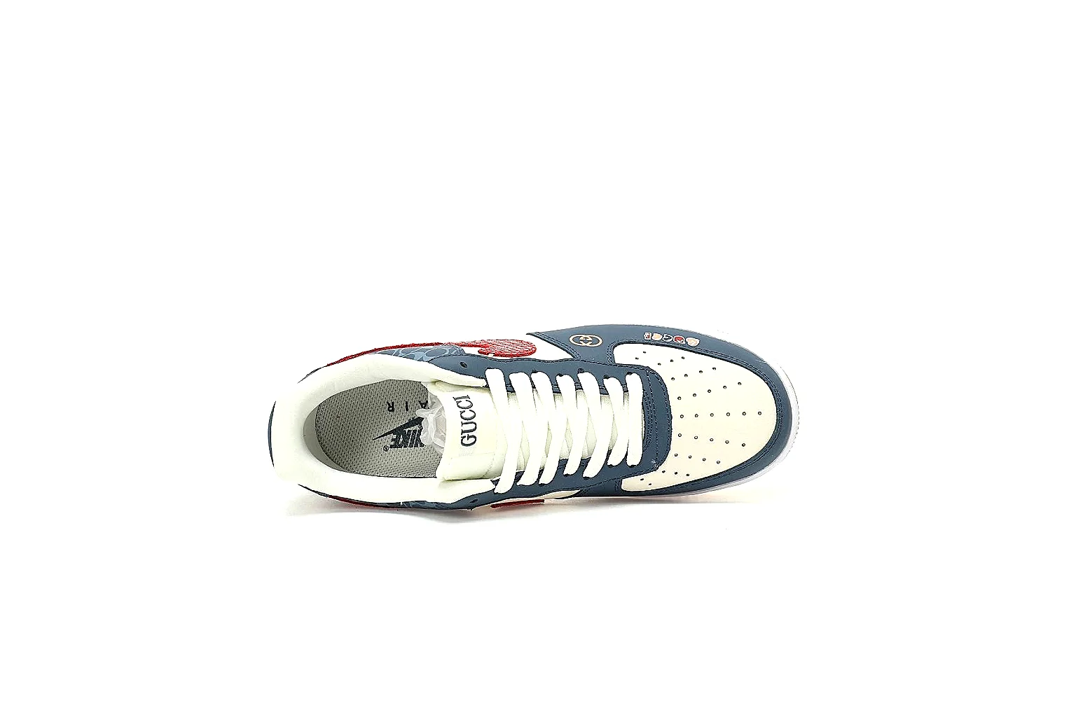 Kako Find List budget photos for Nike Navy Red Low Court thumbnail 3