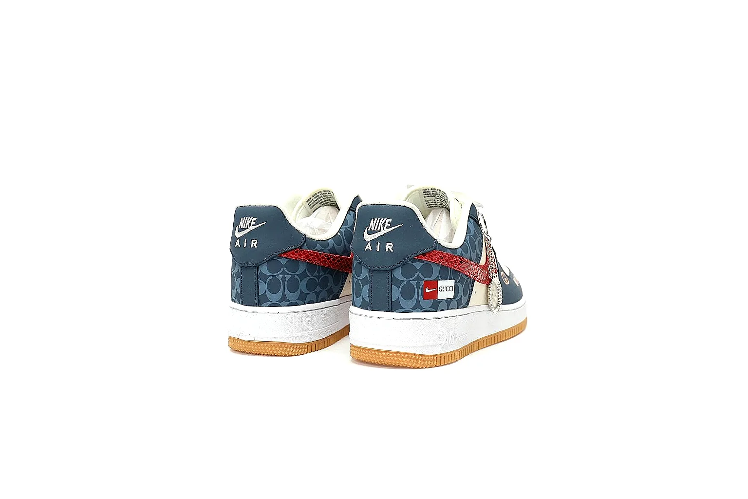 Kako Find List budget photos for Nike Navy Red Low Court thumbnail 6