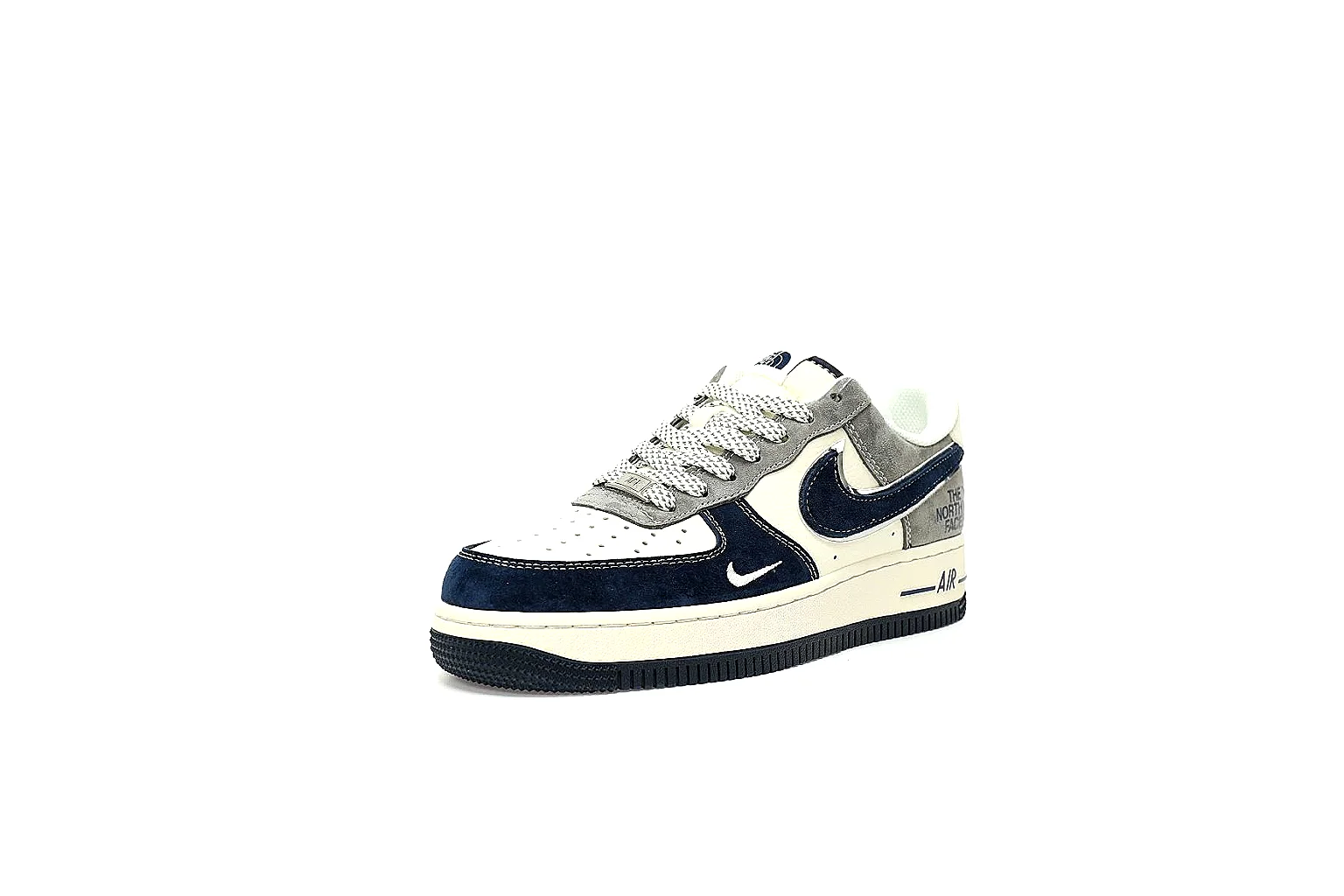 Kako Find List budget photos for Nike Navy White Low Court Sneaker thumbnail 2