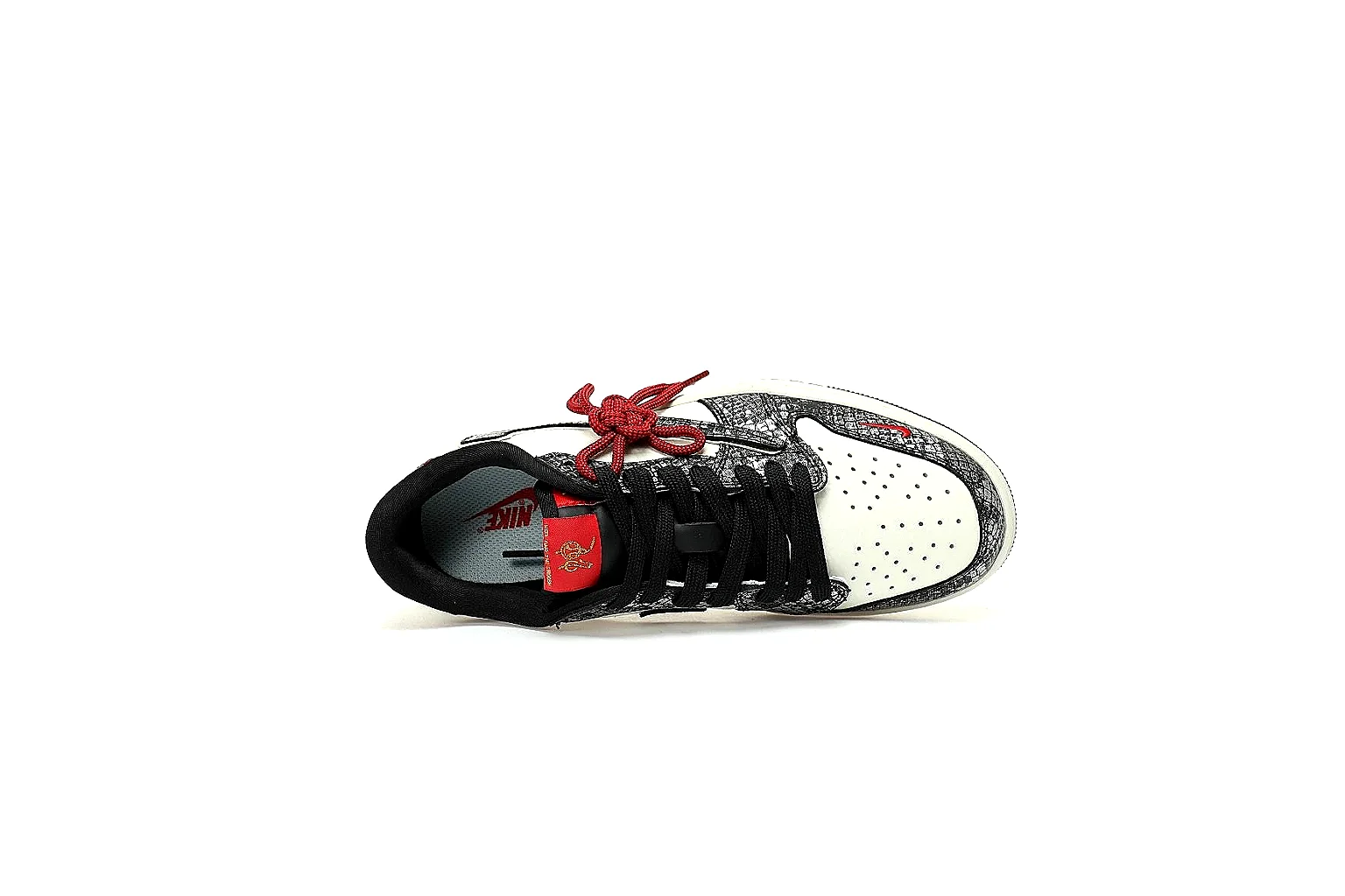 Kako Find List budget photos for Nike Red Black Low Court thumbnail 4