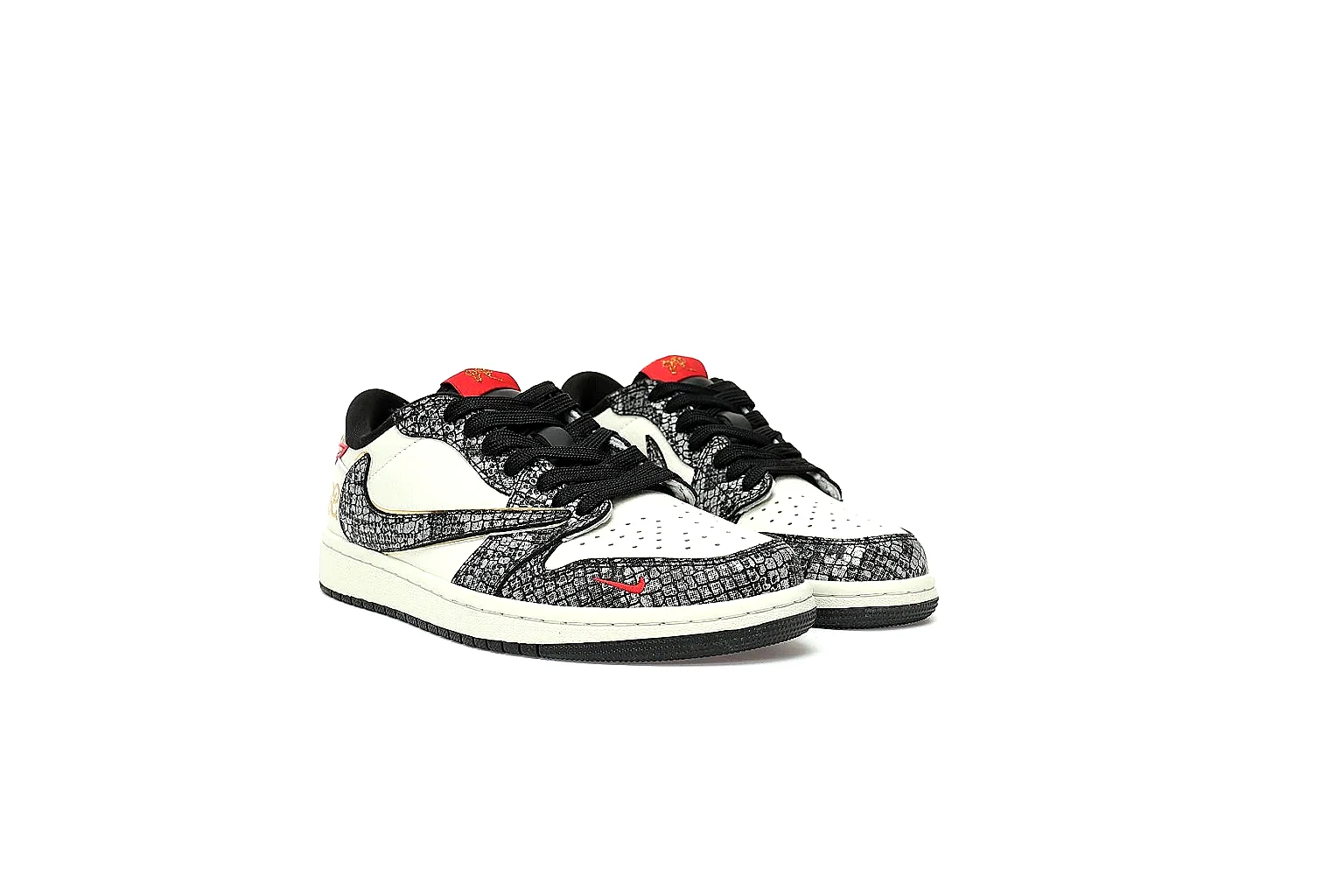 Kako Find List budget photos for Nike Red Black Low Court thumbnail 6