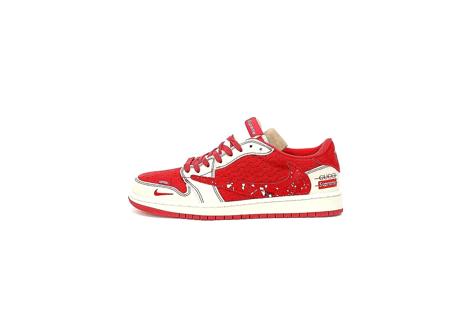 Kako Find List budget photos for Nike Red White Low Court