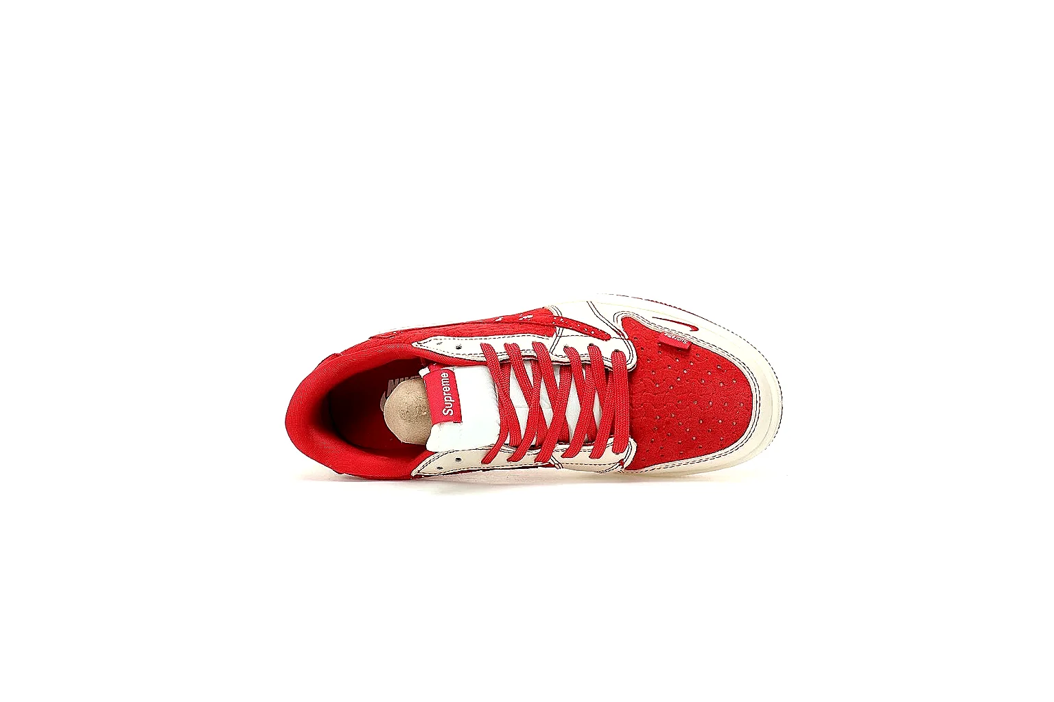 Kako Find List budget photos for Nike Red White Low Court thumbnail 3