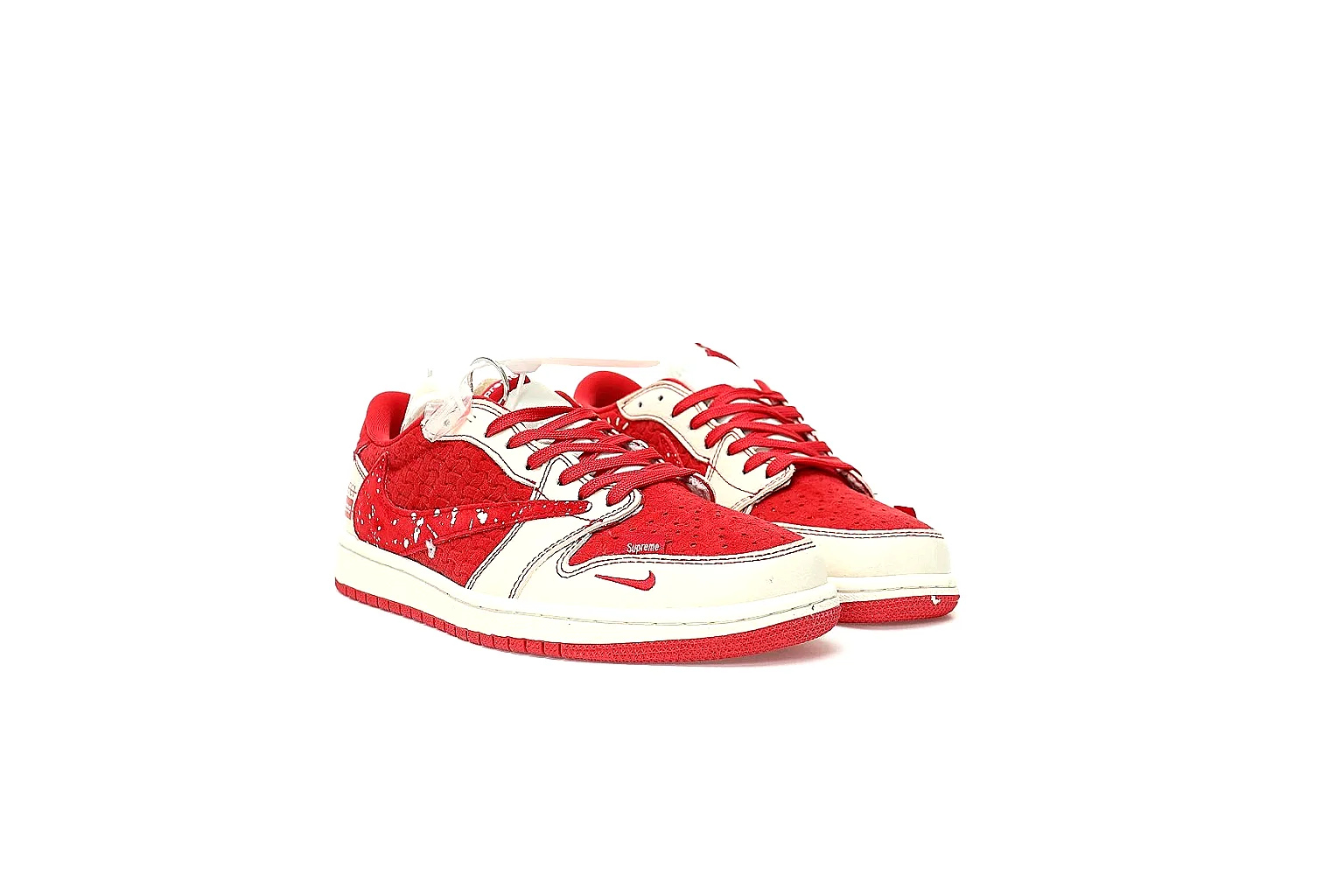 Kako Find List budget photos for Nike Red White Low Court thumbnail 5