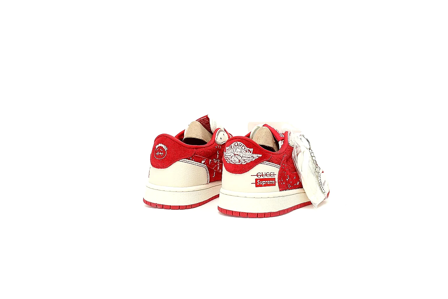 Kako Find List budget photos for Nike Red White Low Court thumbnail 6