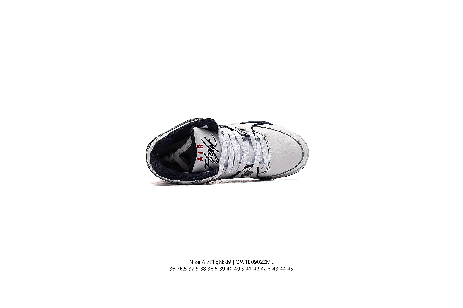 kakofindlist.com Nike White Navy Retro Basketball 0708 White Navy low-top product image thumbnail 4
