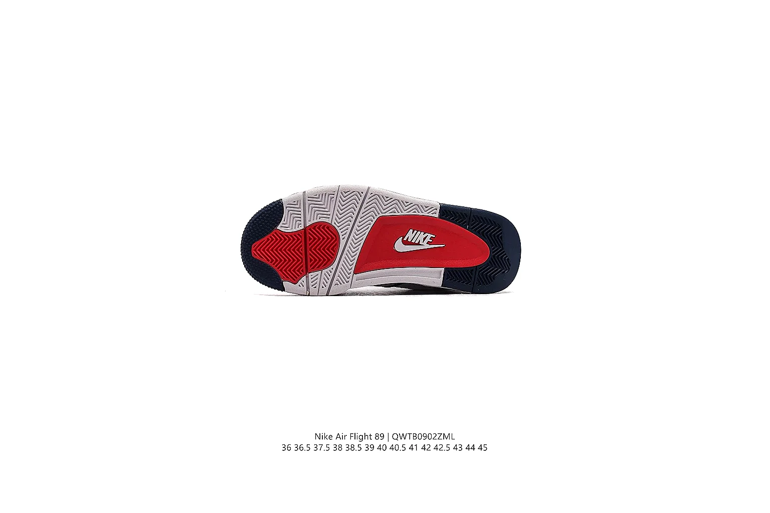 kakofindlist.com Nike White Navy Retro Basketball 0708 White Navy low-top product image thumbnail 6