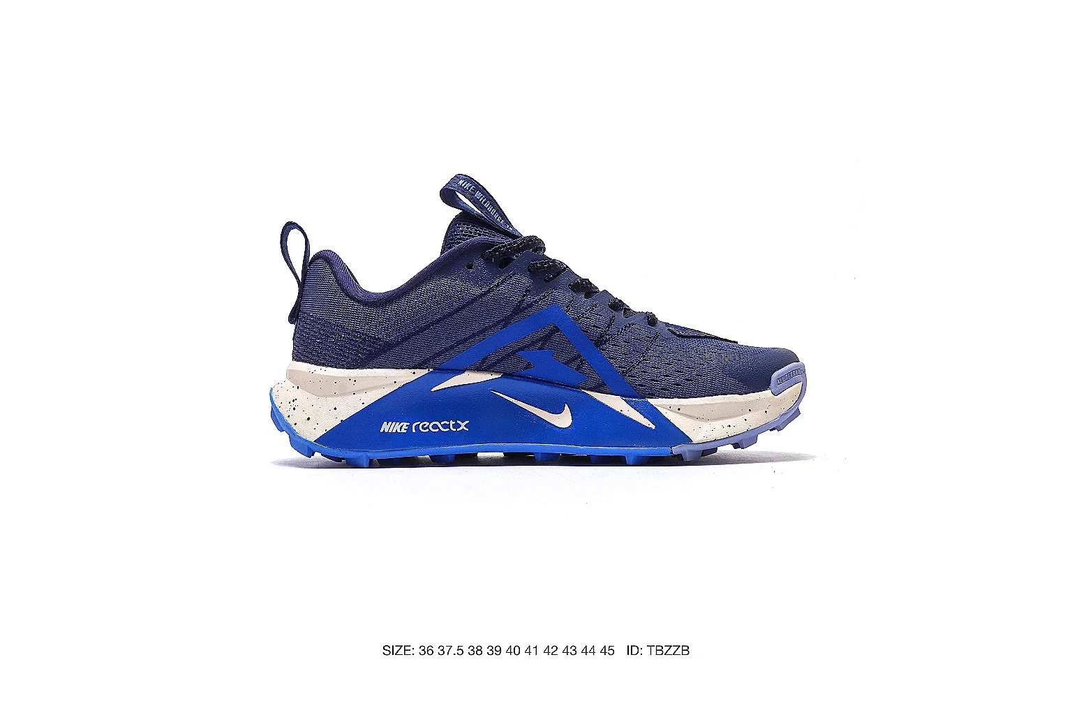 Nike runner sneaker Navy Blue 3695 budget find six-photo gallery thumbnail 3