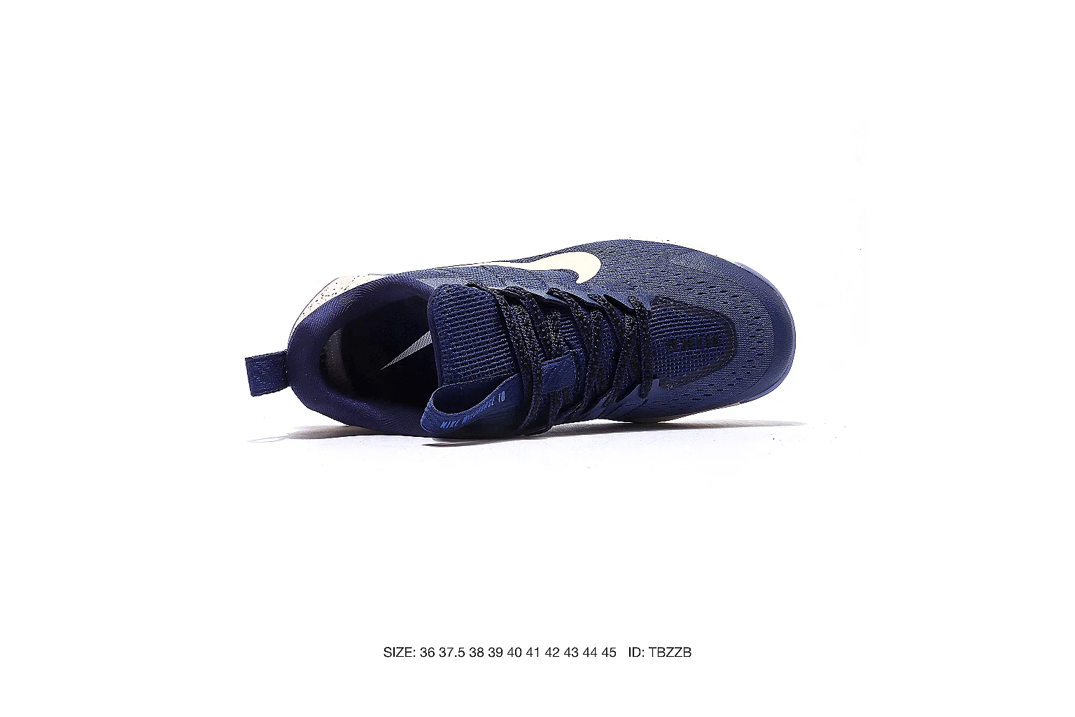 Nike runner sneaker Navy Blue 3695 budget find six-photo gallery thumbnail 4