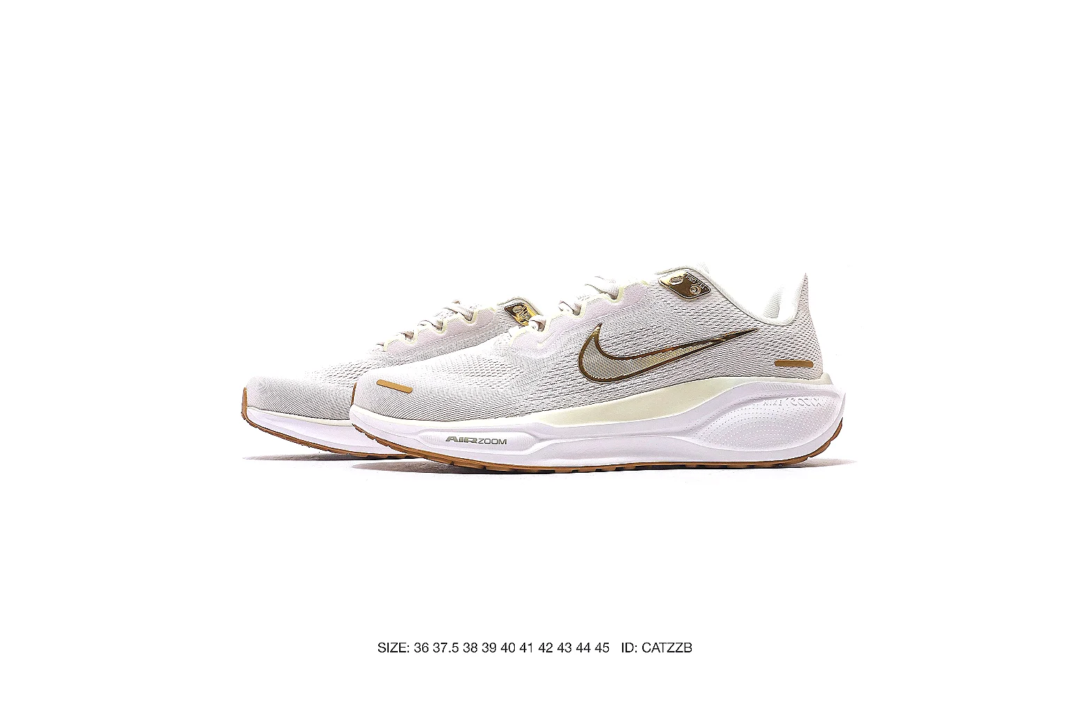 Nike runner sneaker White Gold 4705 budget find six-photo gallery thumbnail 2
