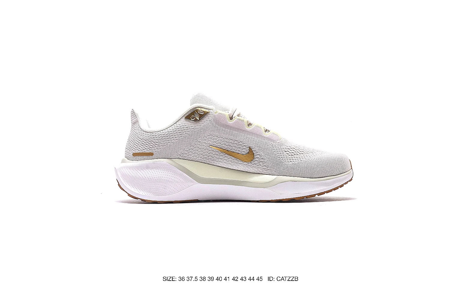 Nike runner sneaker White Gold 4705 budget find six-photo gallery thumbnail 3