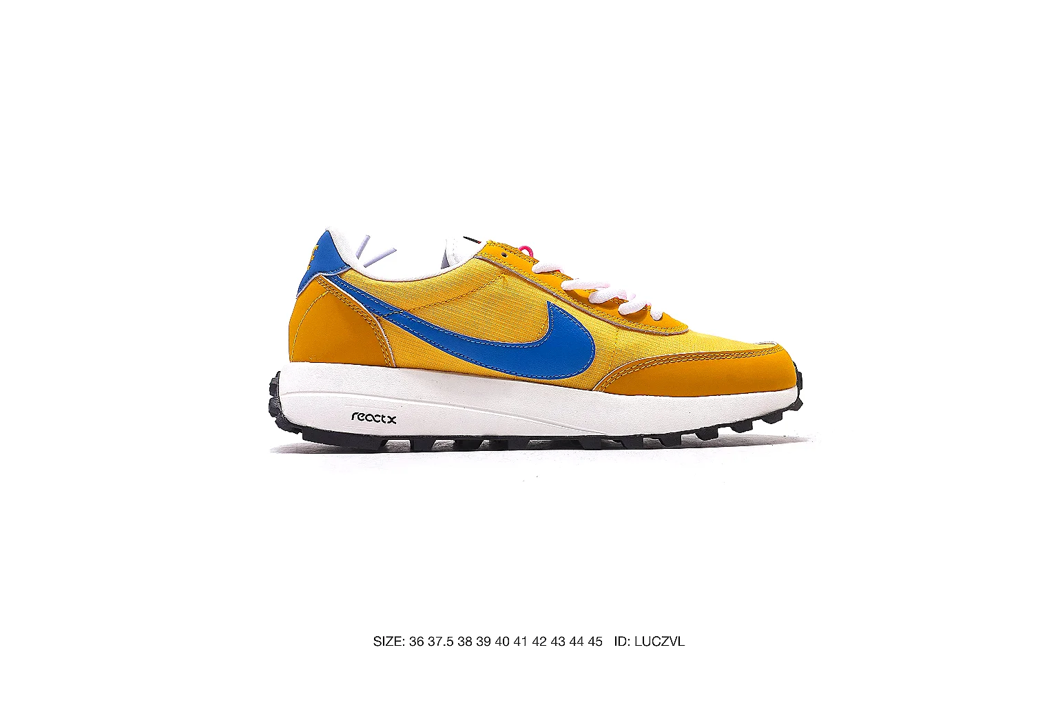Nike runner sneaker Yellow Blue 8118 budget find six-photo gallery thumbnail 3