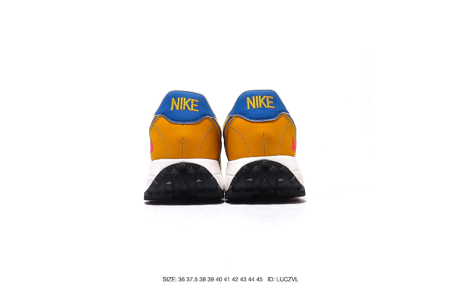Nike runner sneaker Yellow Blue 8118 budget find six-photo gallery thumbnail 5