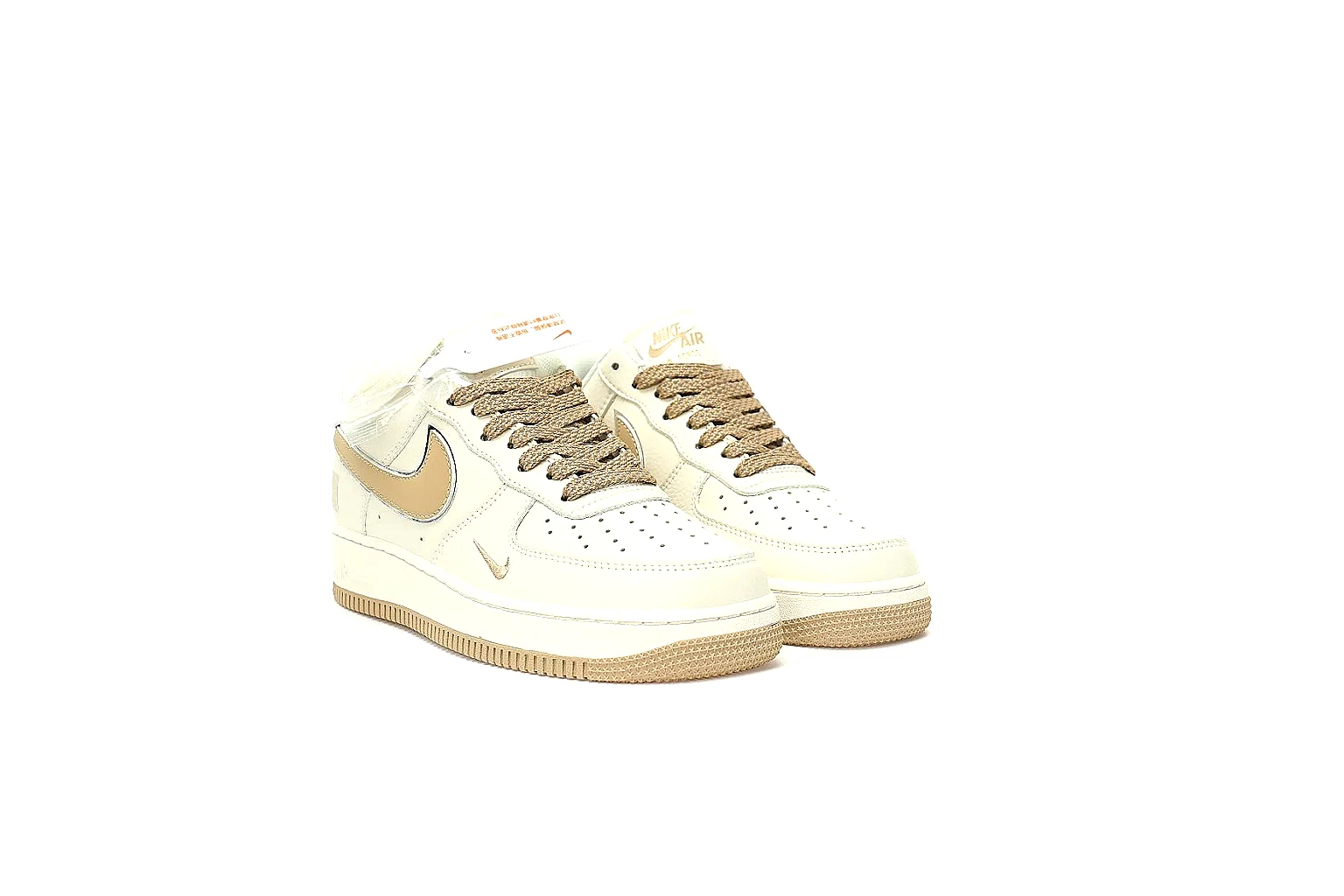 Kako Find List budget photos for Nike Tan Cream Low Court thumbnail 5