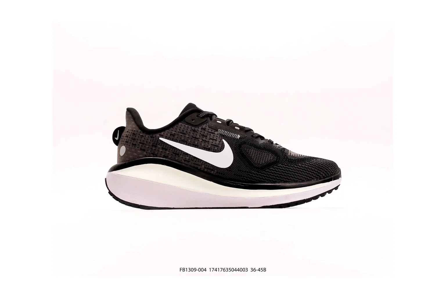 Nike V2K Run Black Silver layered runner six photo view thumbnail 2