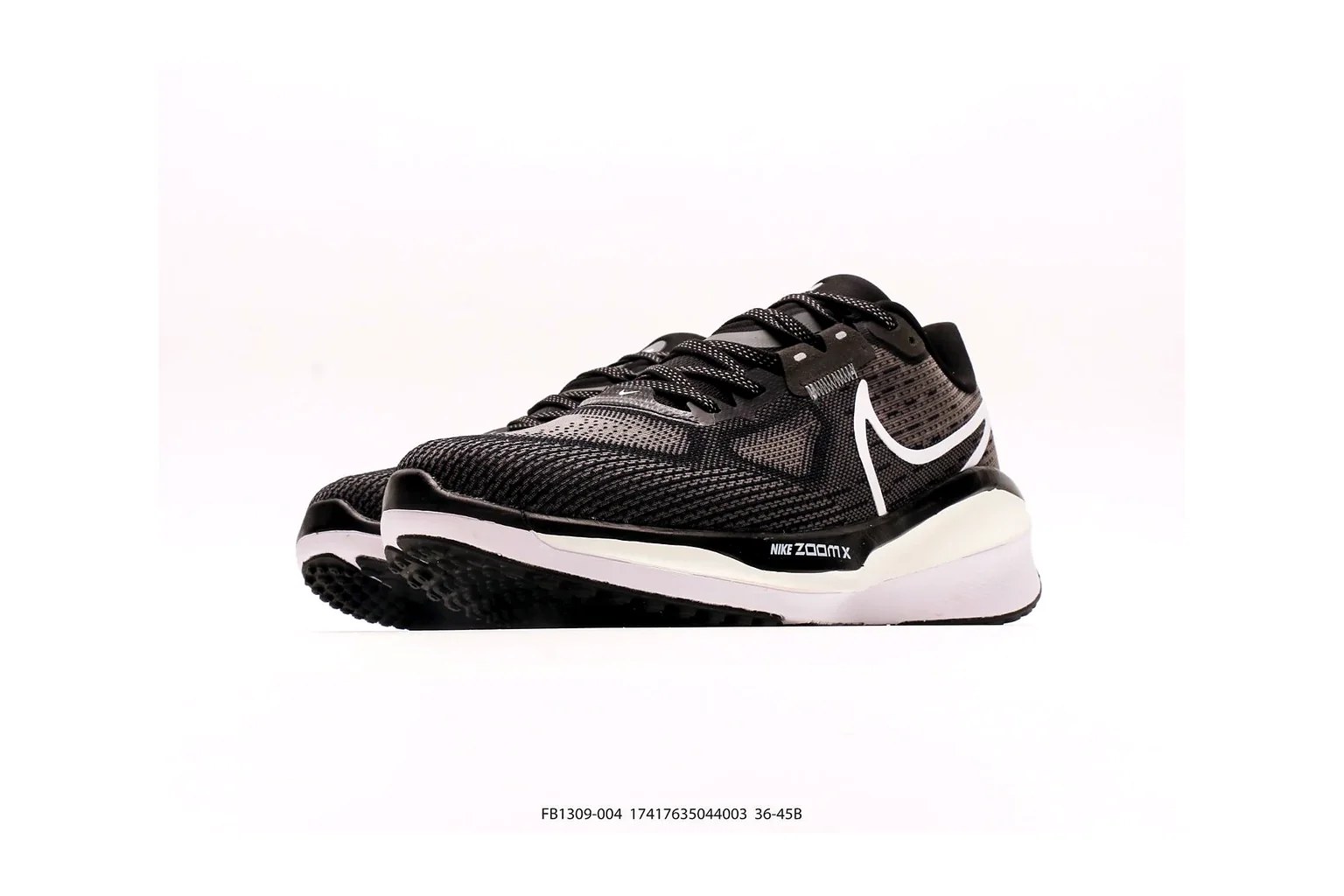 Nike V2K Run Black Silver layered runner six photo view thumbnail 4