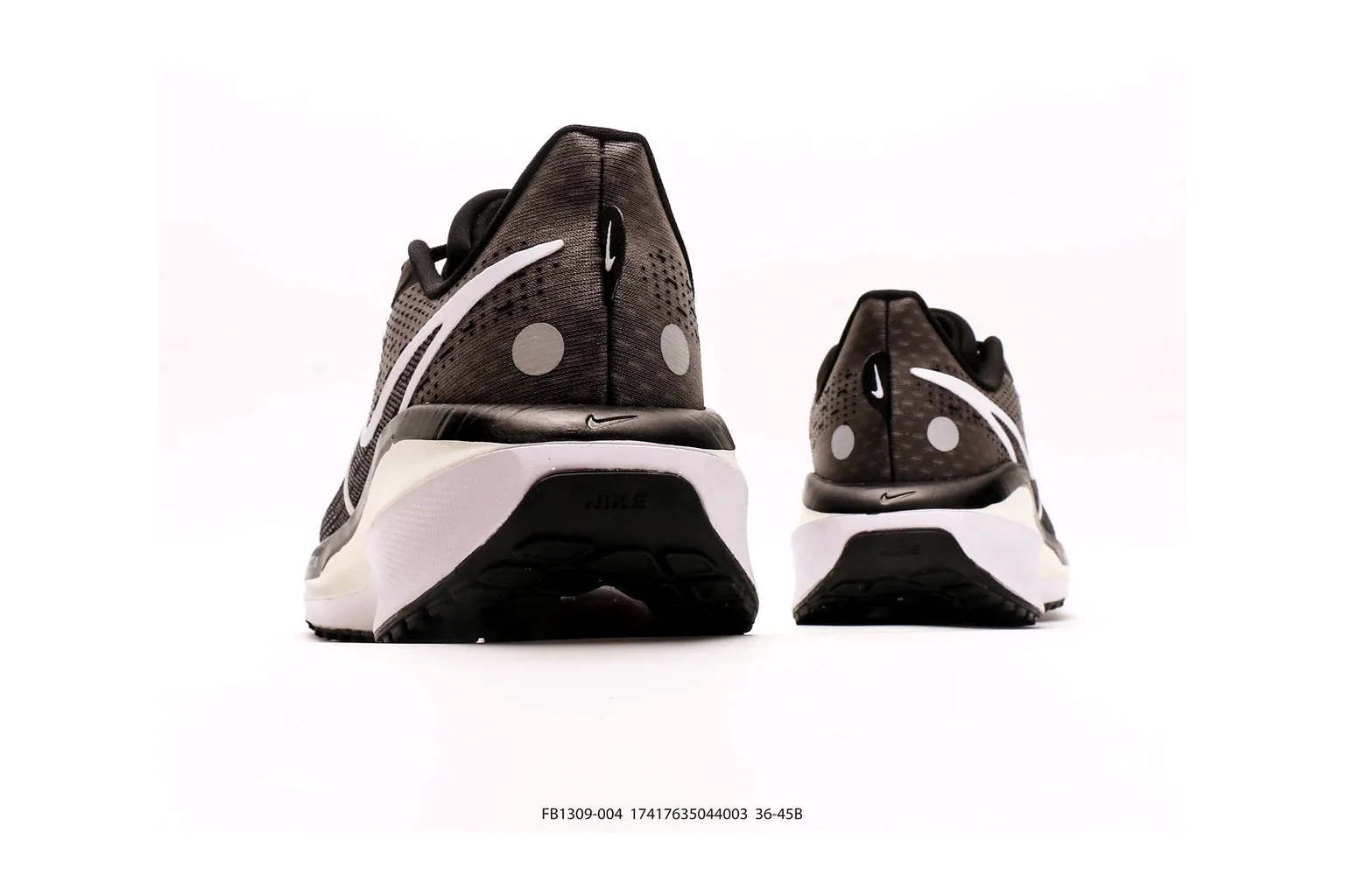 Nike V2K Run Black Silver layered runner six photo view thumbnail 5