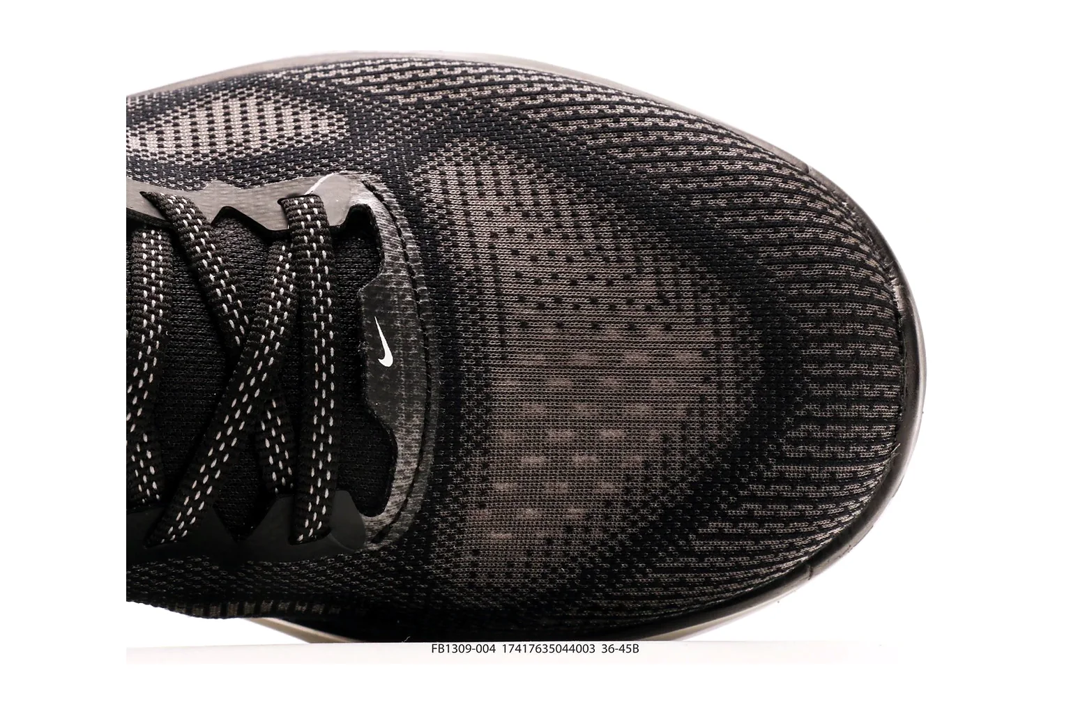 Nike V2K Run Black Silver layered runner six photo view thumbnail 6