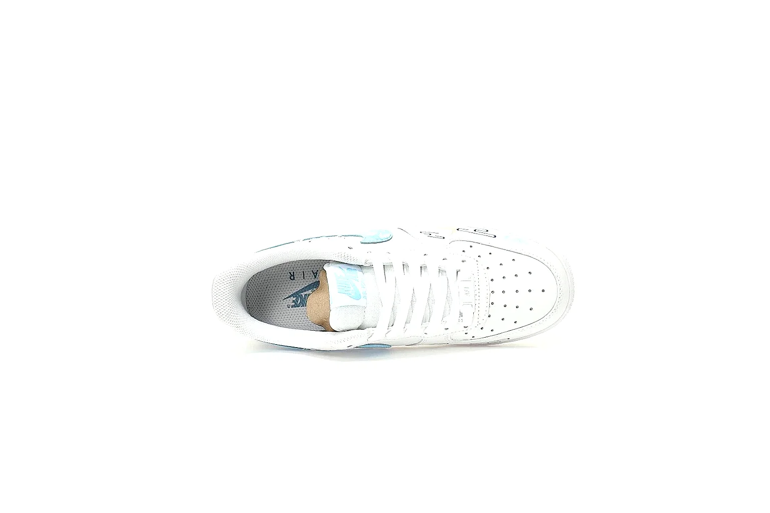 Kako Find List budget photos for Nike White Aqua Low Court thumbnail 3