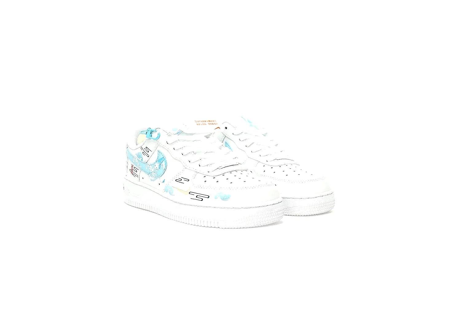 Kako Find List budget photos for Nike White Aqua Low Court thumbnail 5