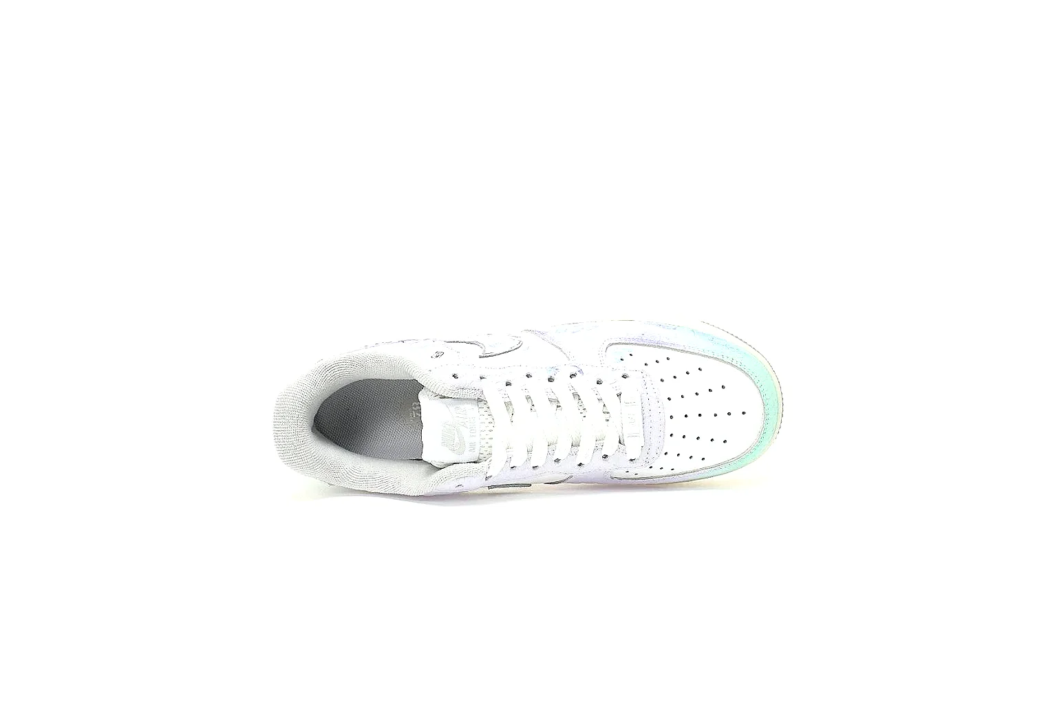Kako Find List budget photos for Nike White Aqua Low Court thumbnail 4