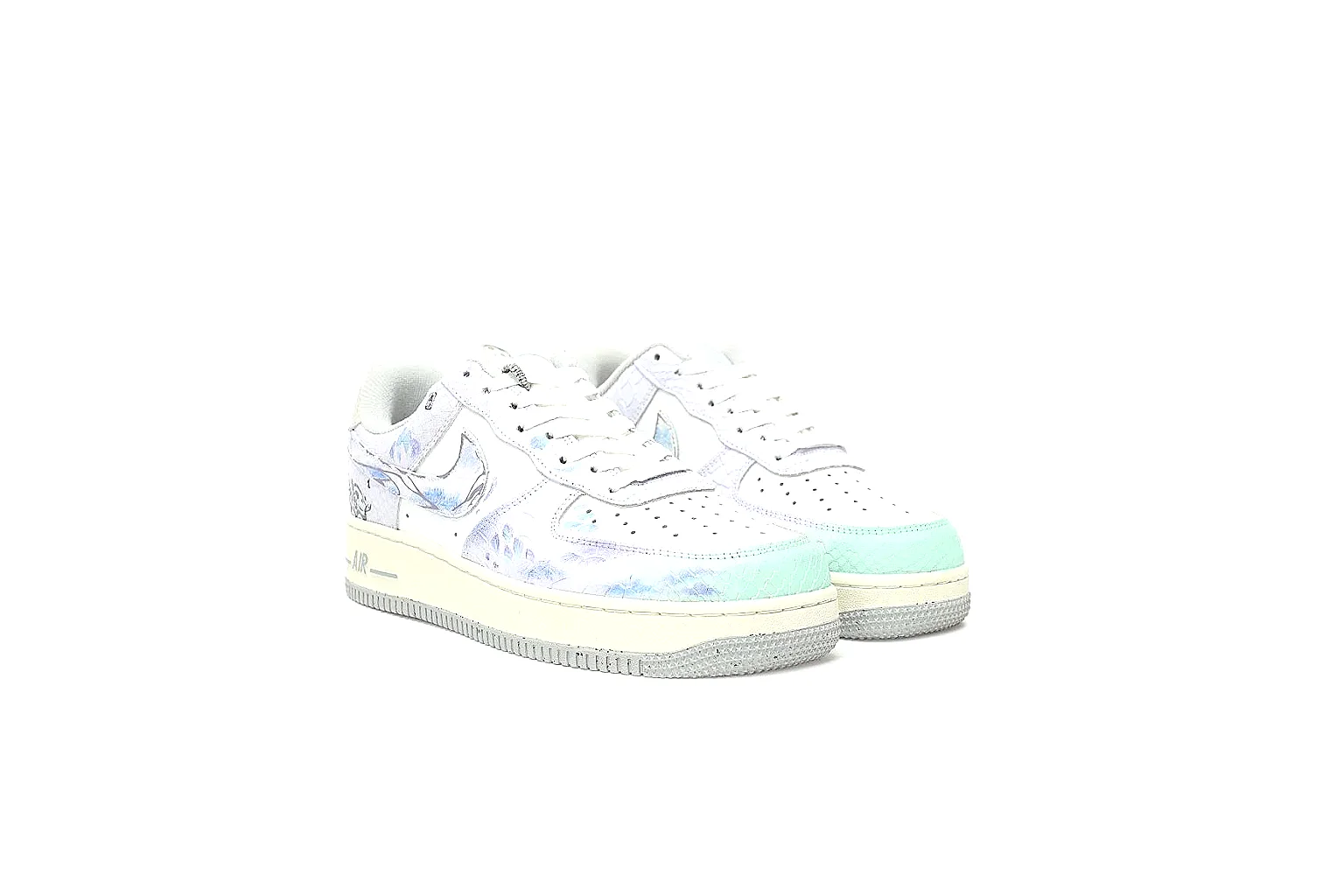 Kako Find List budget photos for Nike White Aqua Low Court thumbnail 6