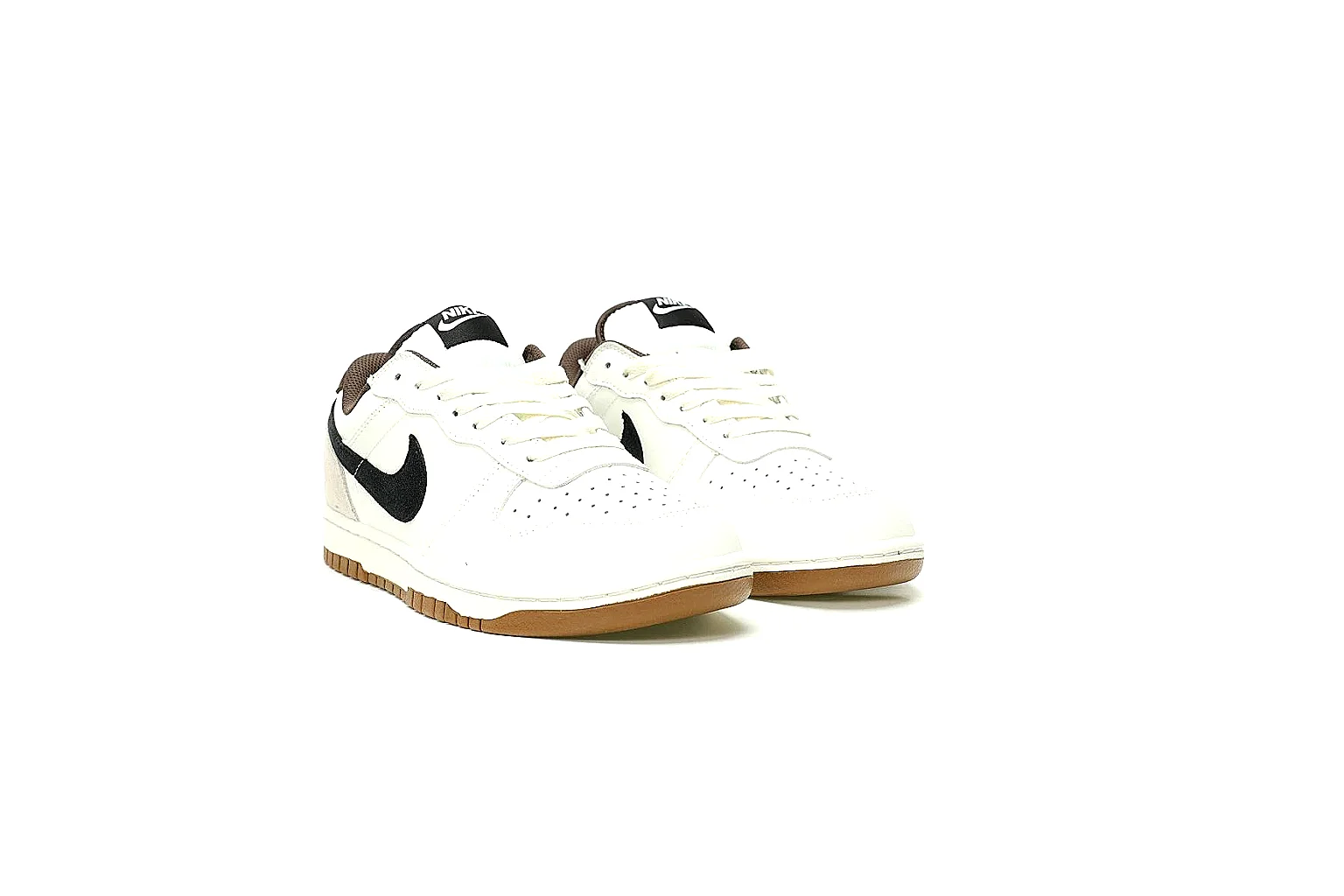 Kako Find List budget photos for Nike White Black Gum Low Court thumbnail 5